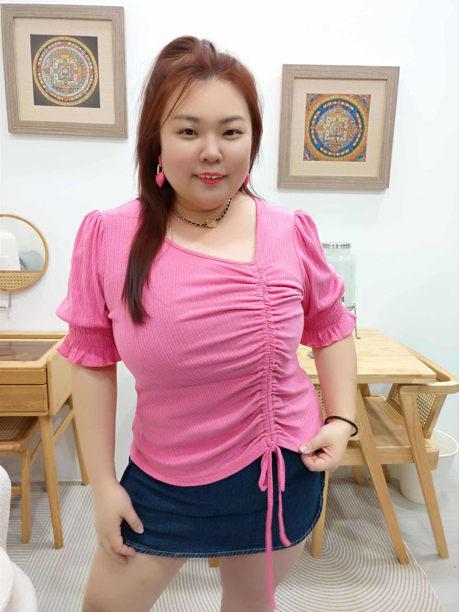 OTA05 BE#281807 边抽绳设计款上衣