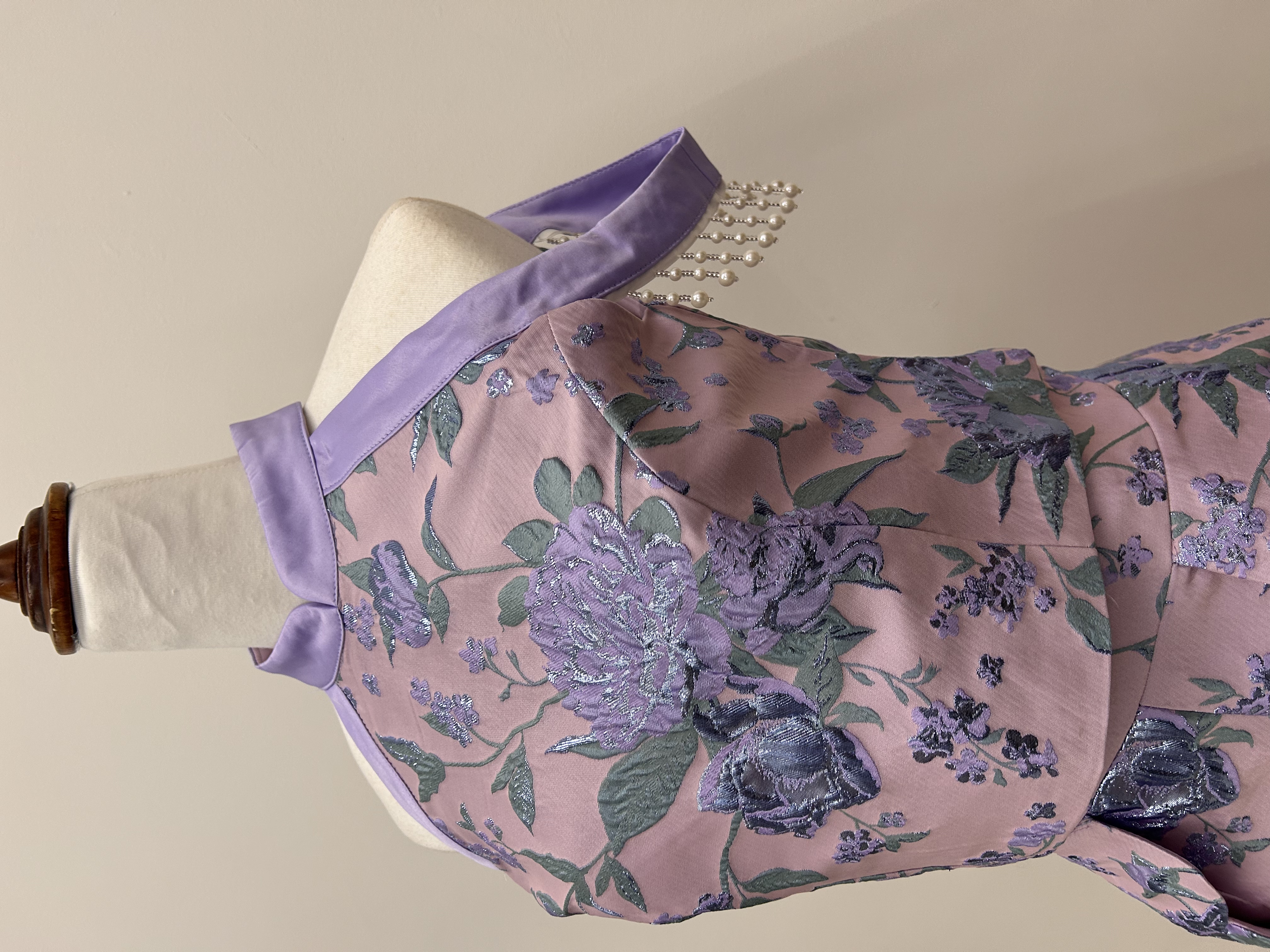 575.WB Cheong San Beaded Top & Pants