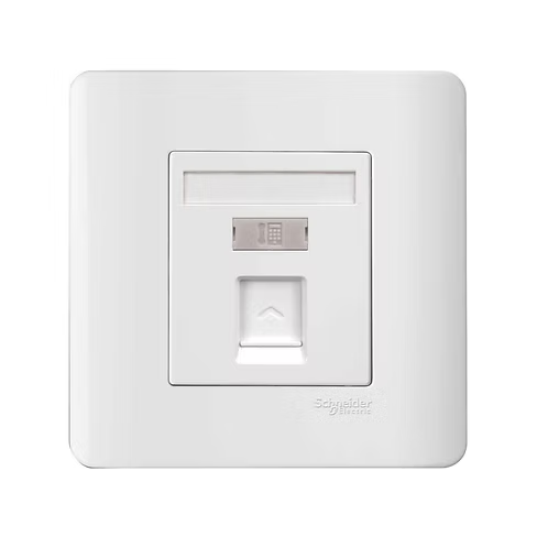 施耐德 ZENcelo 凝白 單位 CAT3電話插座