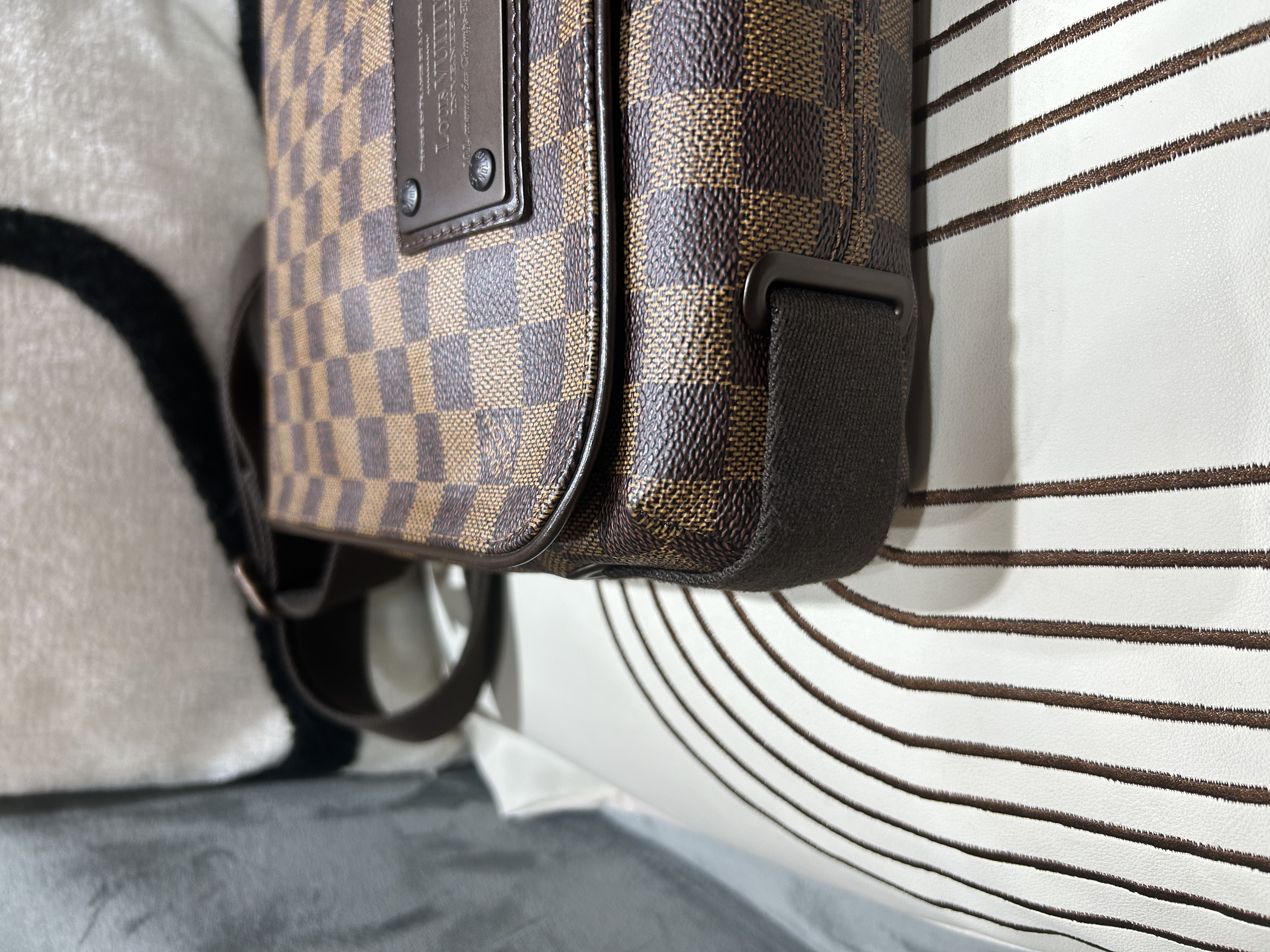 Lv DAMIER EBENE BROOKLYN PM, 100%Authentic ,98%new With dust bag 