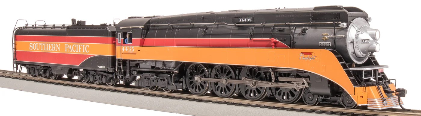 BROADWAY Southern Pacific GS-4 #4444 In-Service Post War Daylight, Paragon4 Sound/DC/DCC Smoke