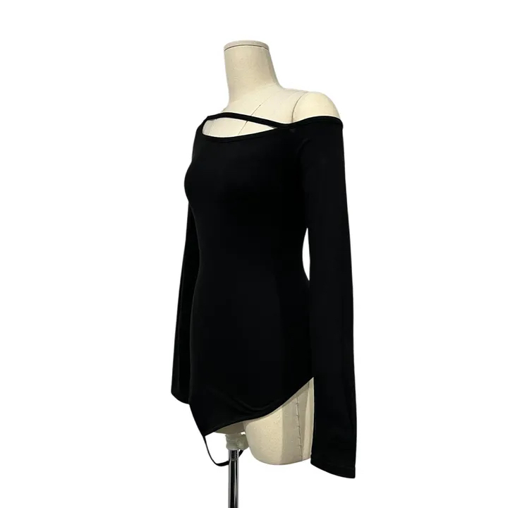 Asymmetric Cutout Off-Shoulder Top