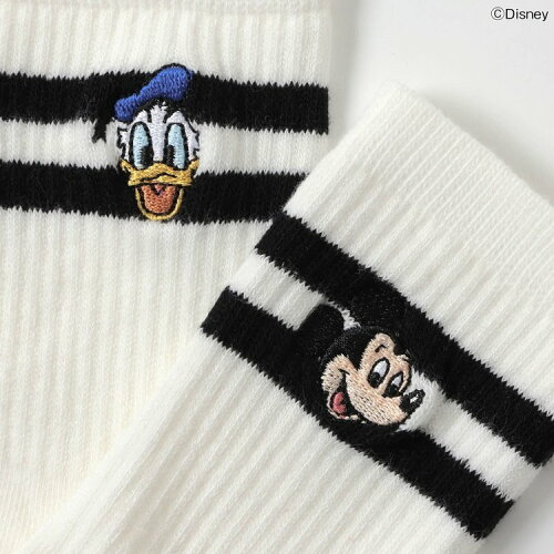 🆕【⭐訂購⭐】🇯🇵日本直送🌀#Disney 卡通人物刺繡圖案 中筒襪［8款選］🌀[ELAA-0237][260214]