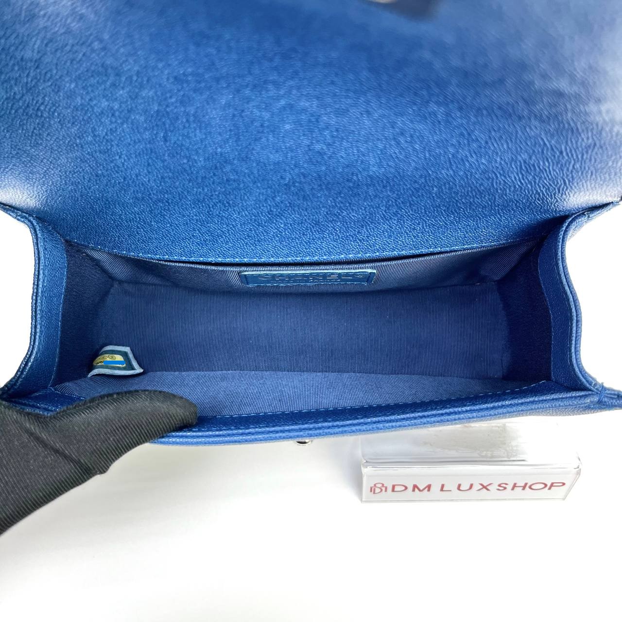 Chanel Boy Blue Caviar Small SHW (Serial 30 Year 2020)