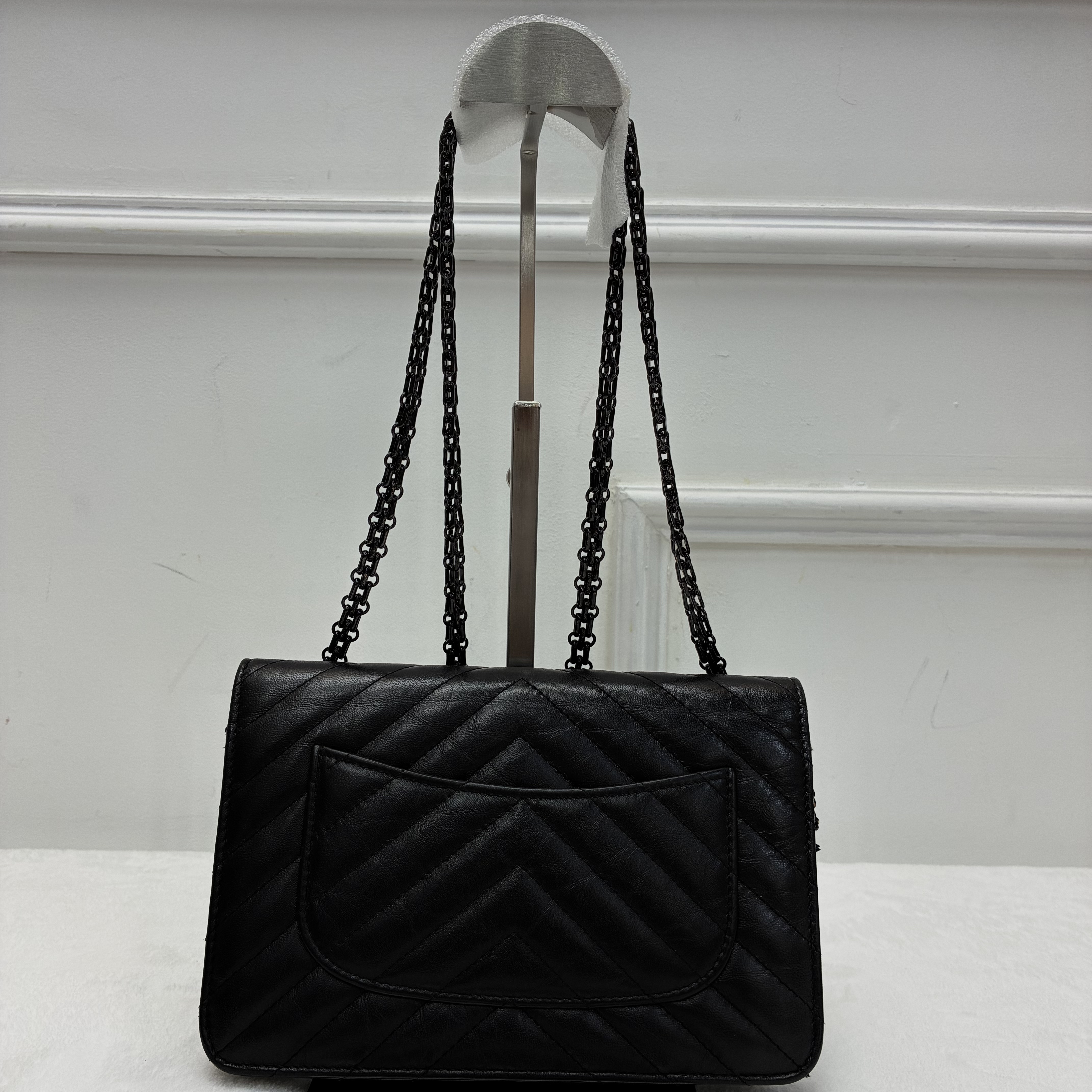 Chanel 2.55 WOC so black V紋