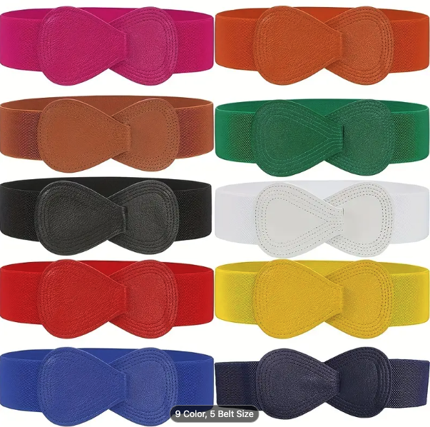 Hour Glass Wide Stretch Belt