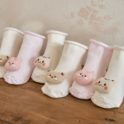 25F/W DTD新生兒小巧可愛迷你玩偶襪（預訂✈️2星期）