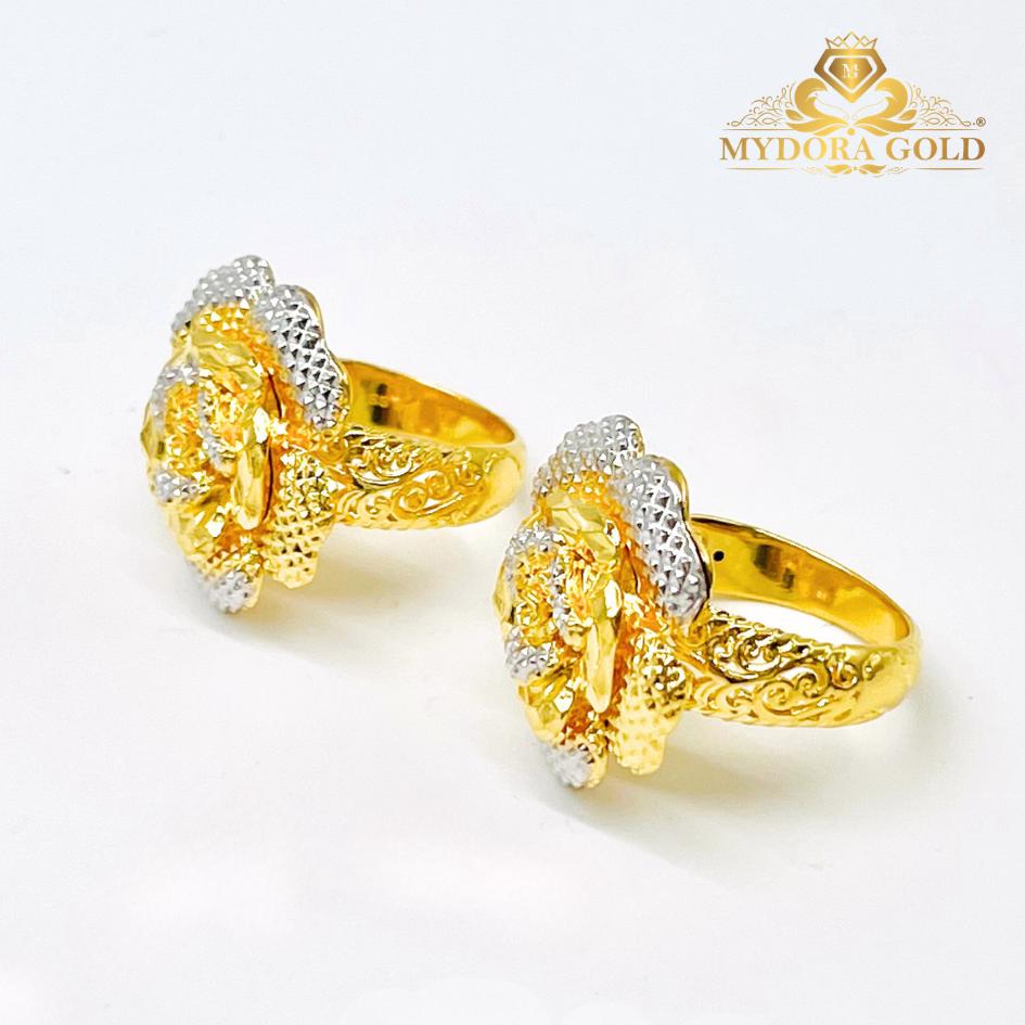MYDORA Cincin Bunga Rafflesia (5G) l EMAS 916/22K