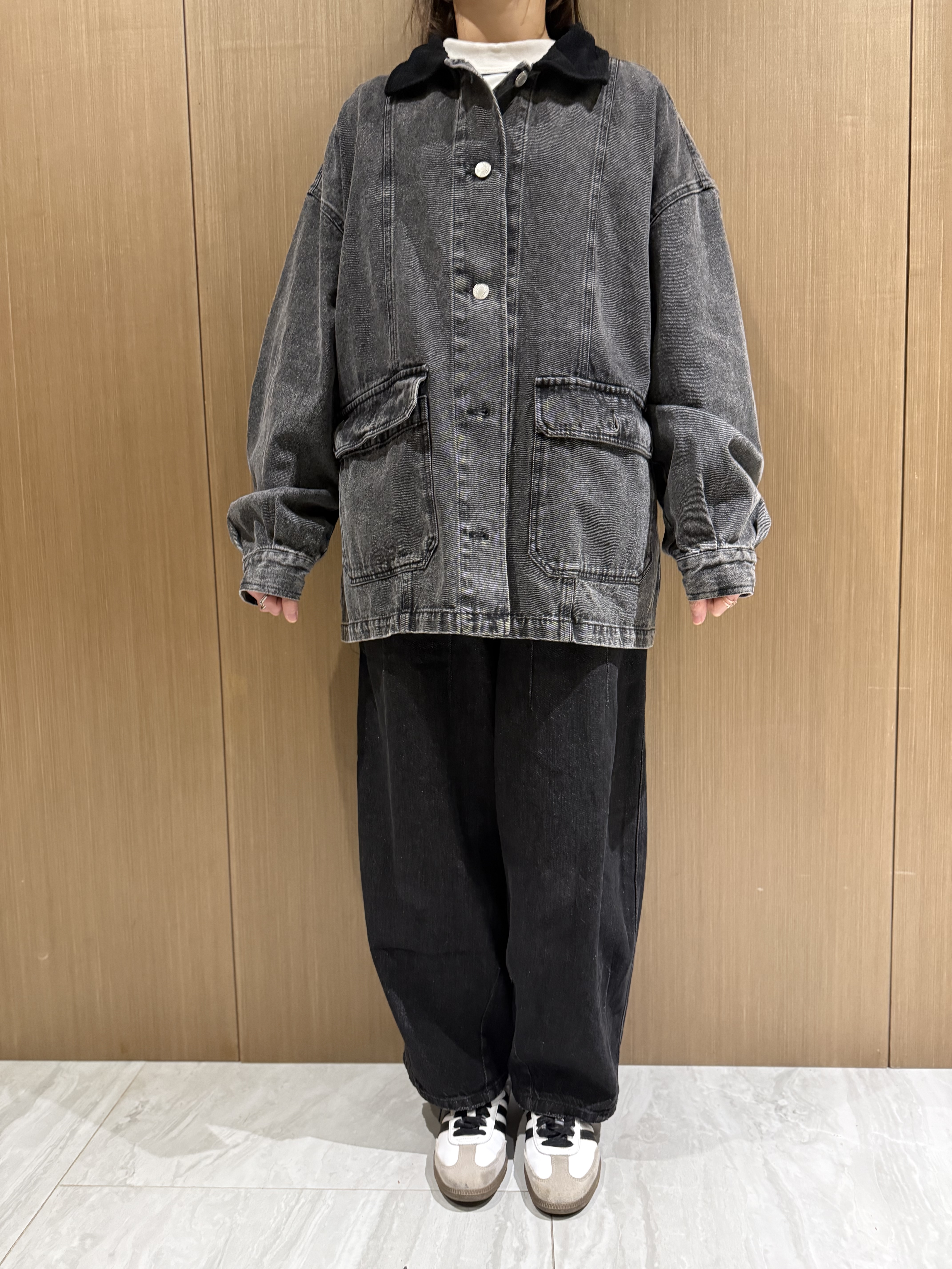 修腳牛仔褲（牛仔黑）