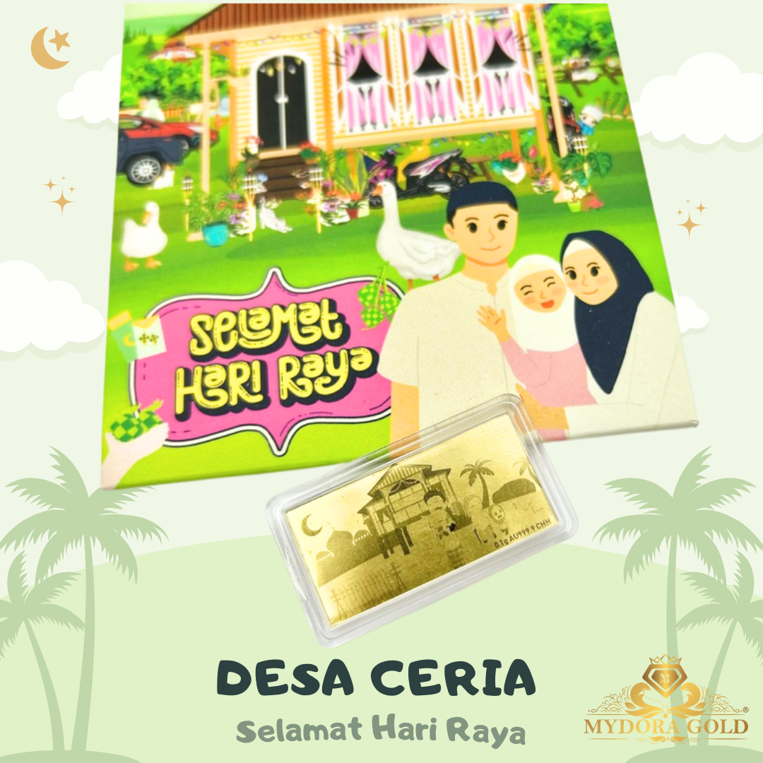 MYDORA 999.9 Gold Wafer Note Edition Raya (0.10g)
