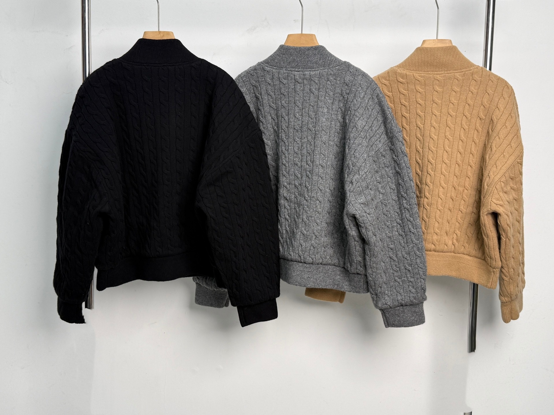 0301 RL Polo Cable-Knit Wool-Cashmere Jacket 3月底