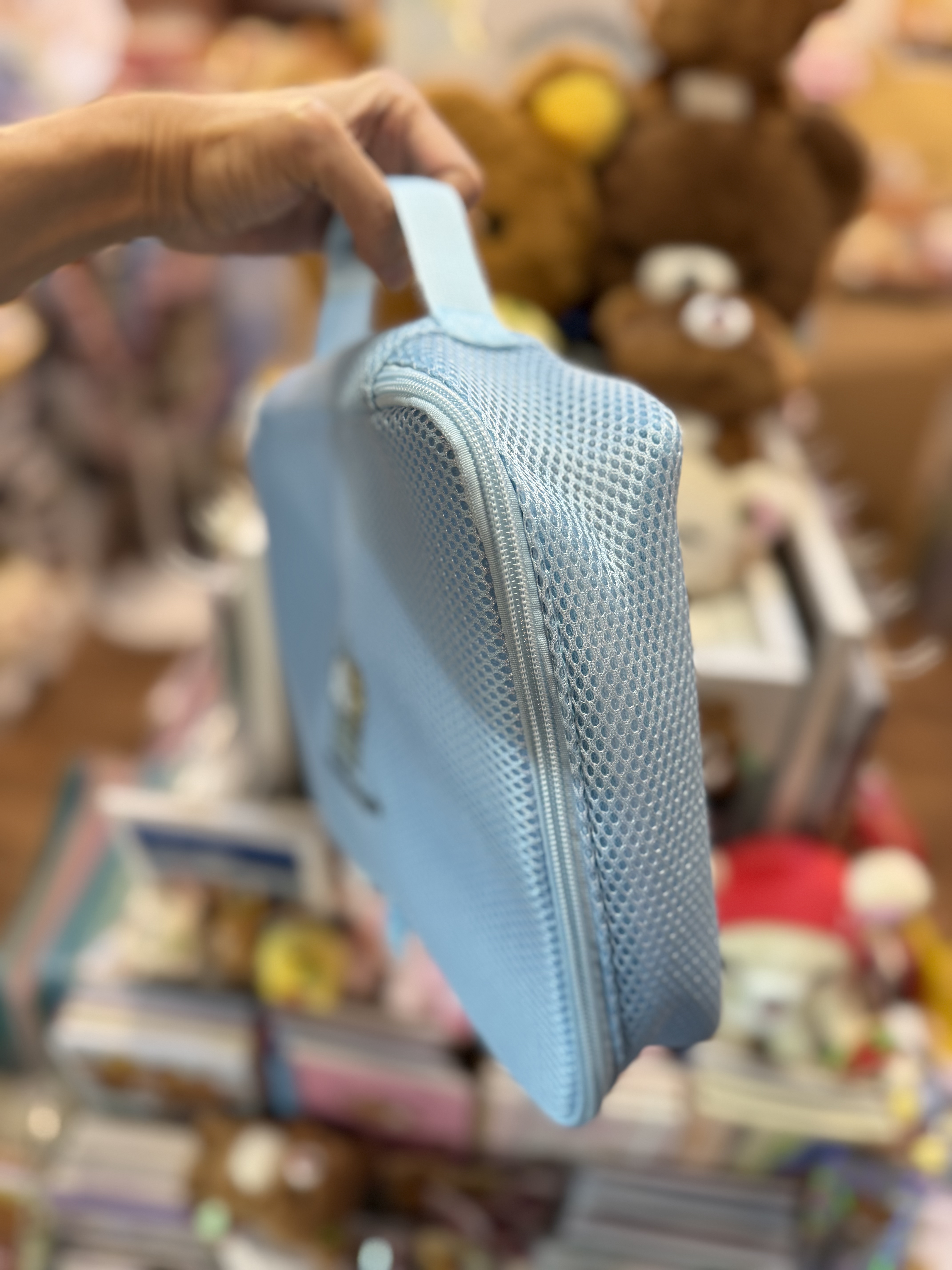 《現貨》全新NEW BASIC RILAKKUMA 系列旅行用網眼收納袋