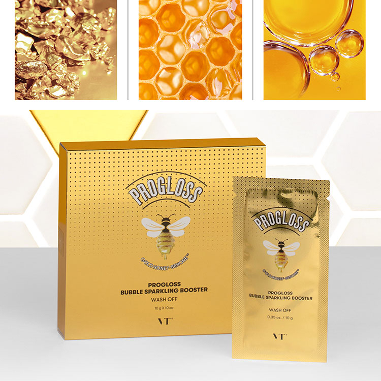 VT - 黃金蜂蜜改善暗沉肌膚毛孔粗大泡泡面膜