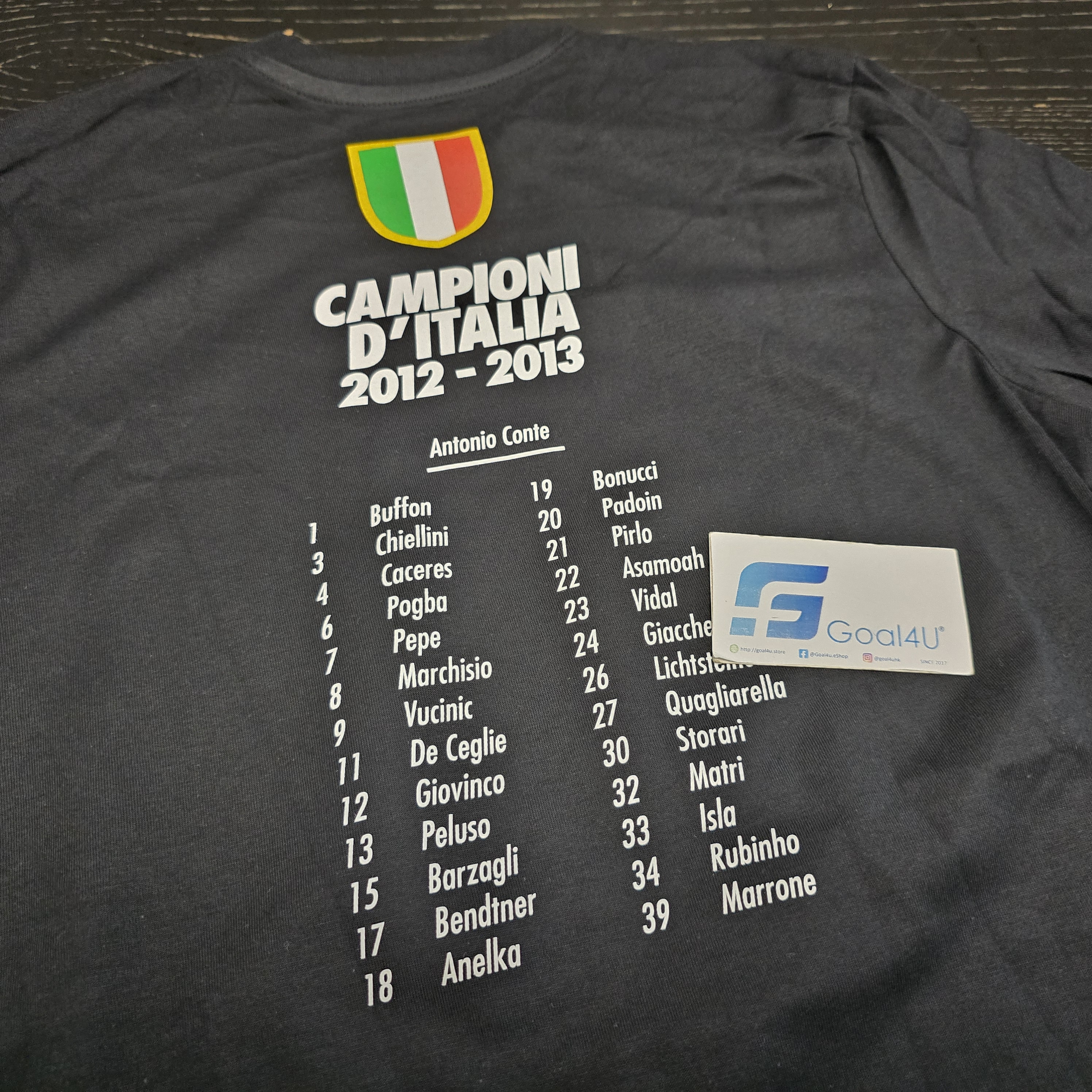 #現貨 Nike Juventus 祖雲達斯 2012-13 意甲奪冠特別版 T-shirt ⚽