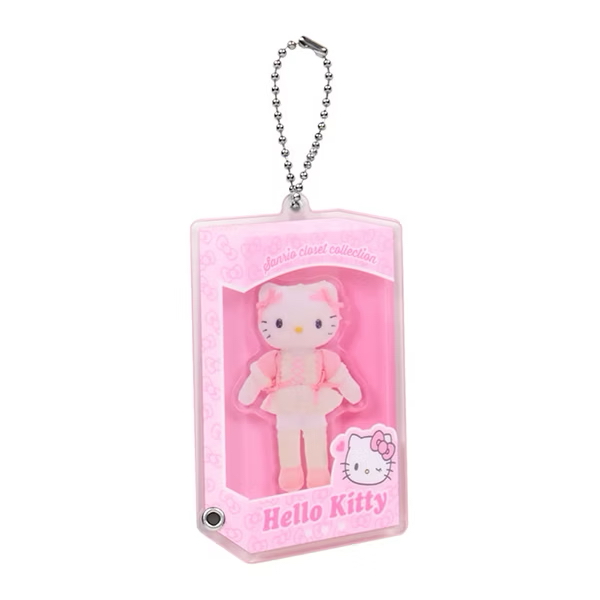 【現貨】日本- sanrio hello kitty 長腿 明星壓克力造型吊鍊盲盒-時尚衣櫥(10種款式，隨機出貨*1)