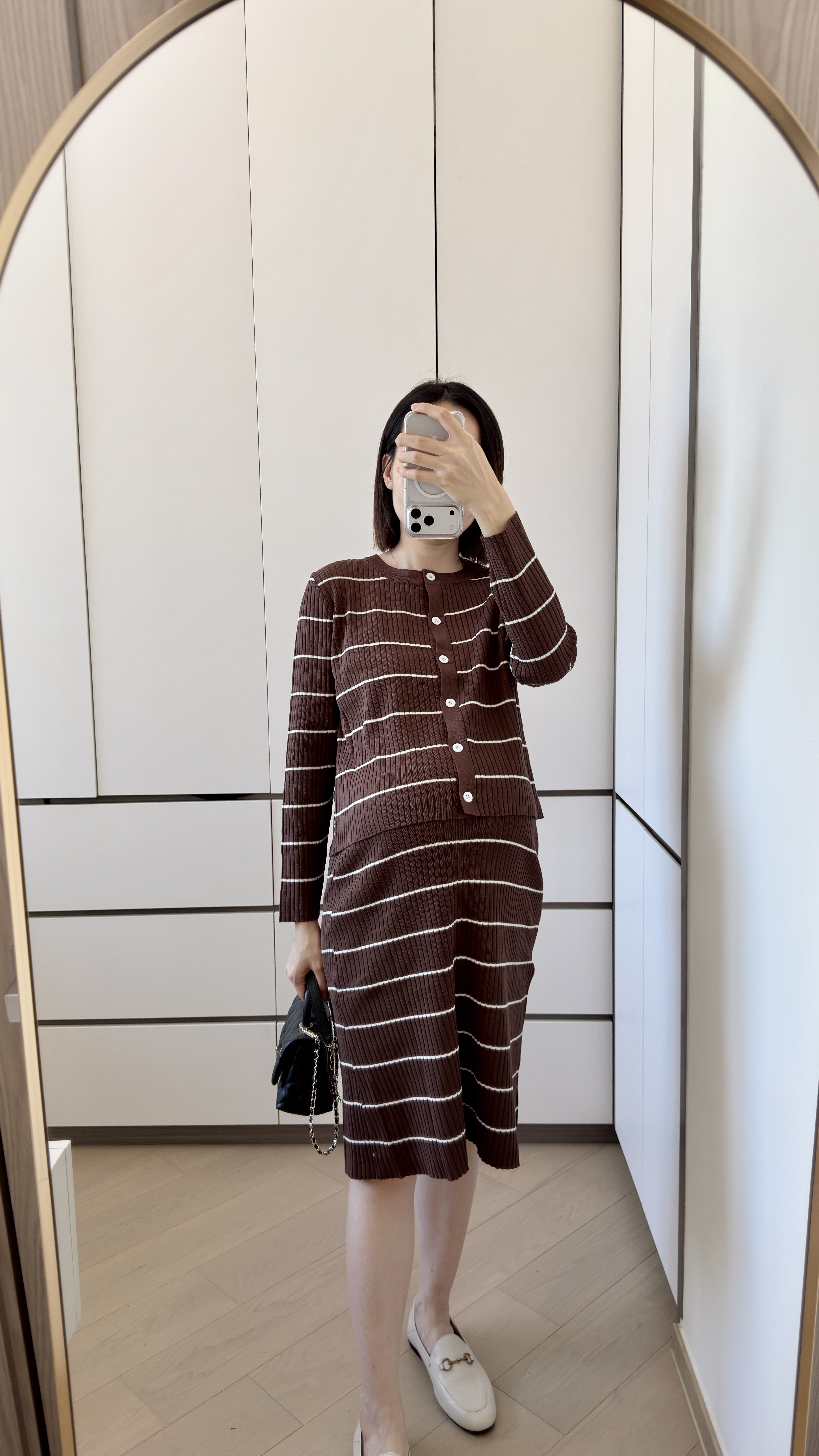 THE ÉLISE STRIPED KNIT SET