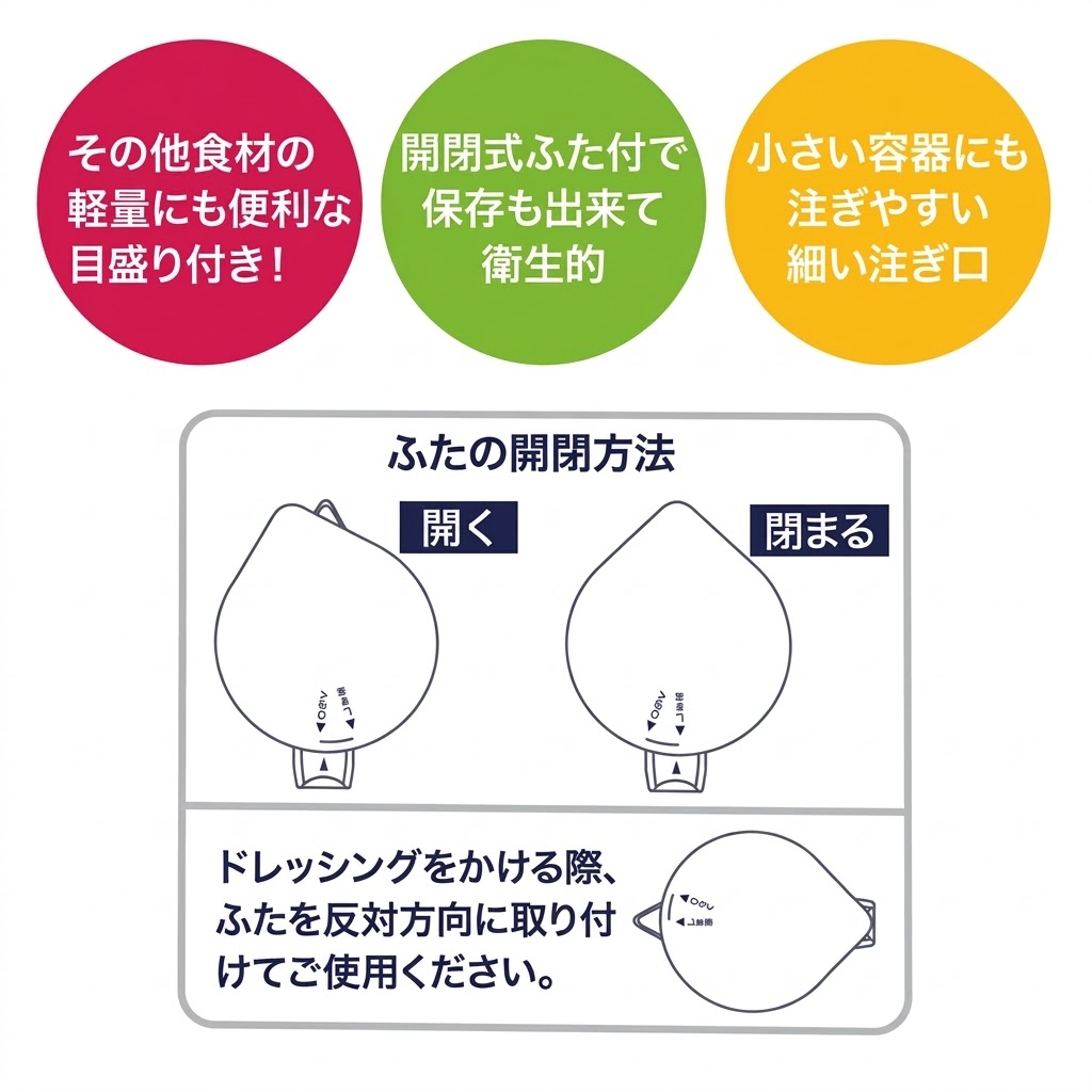 🔥🔥【日本製《穂苅製作所》帶蓋多功能調味算量杯】510ml