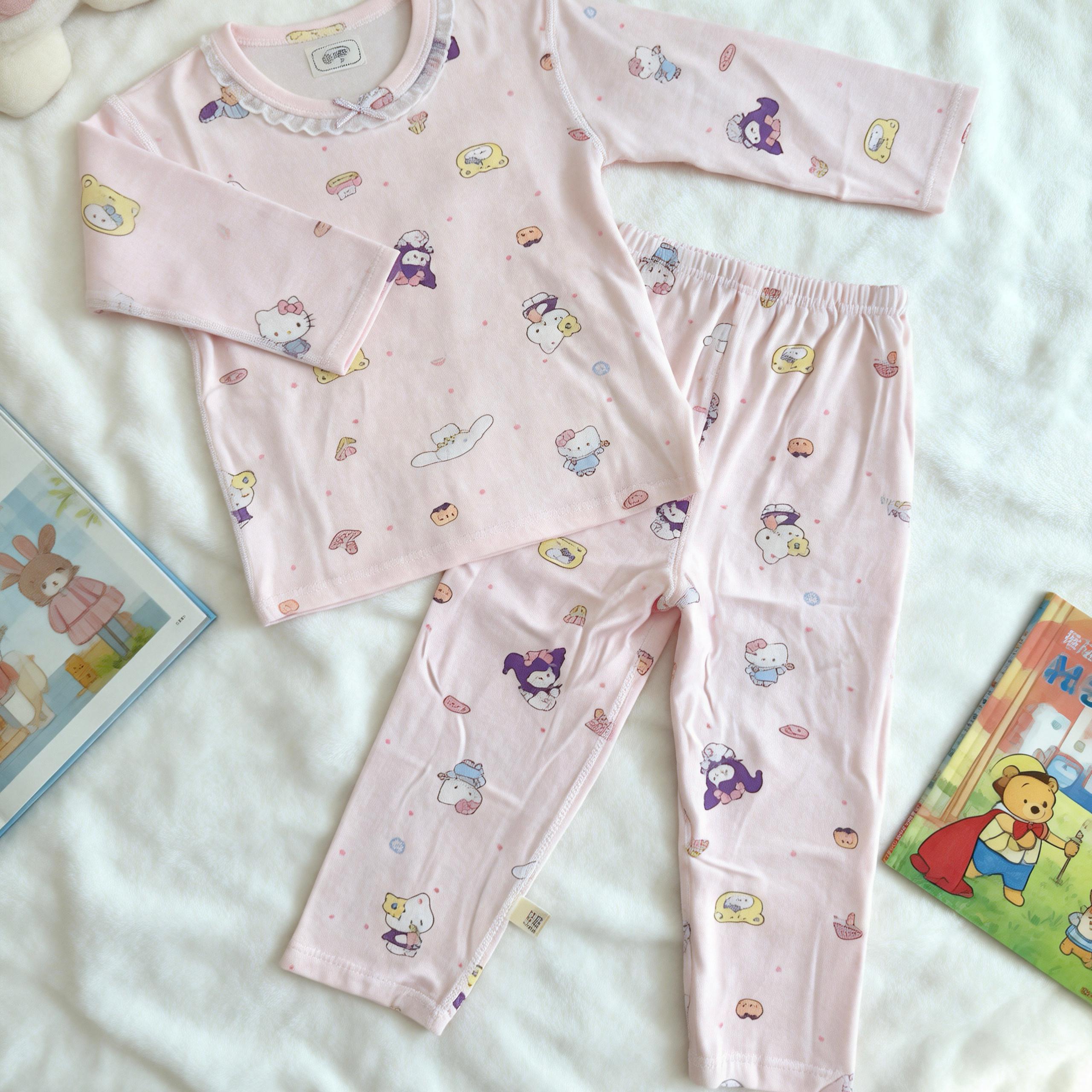 42129904 | Sanrio Cartoon Character Pajama Set for Kids
