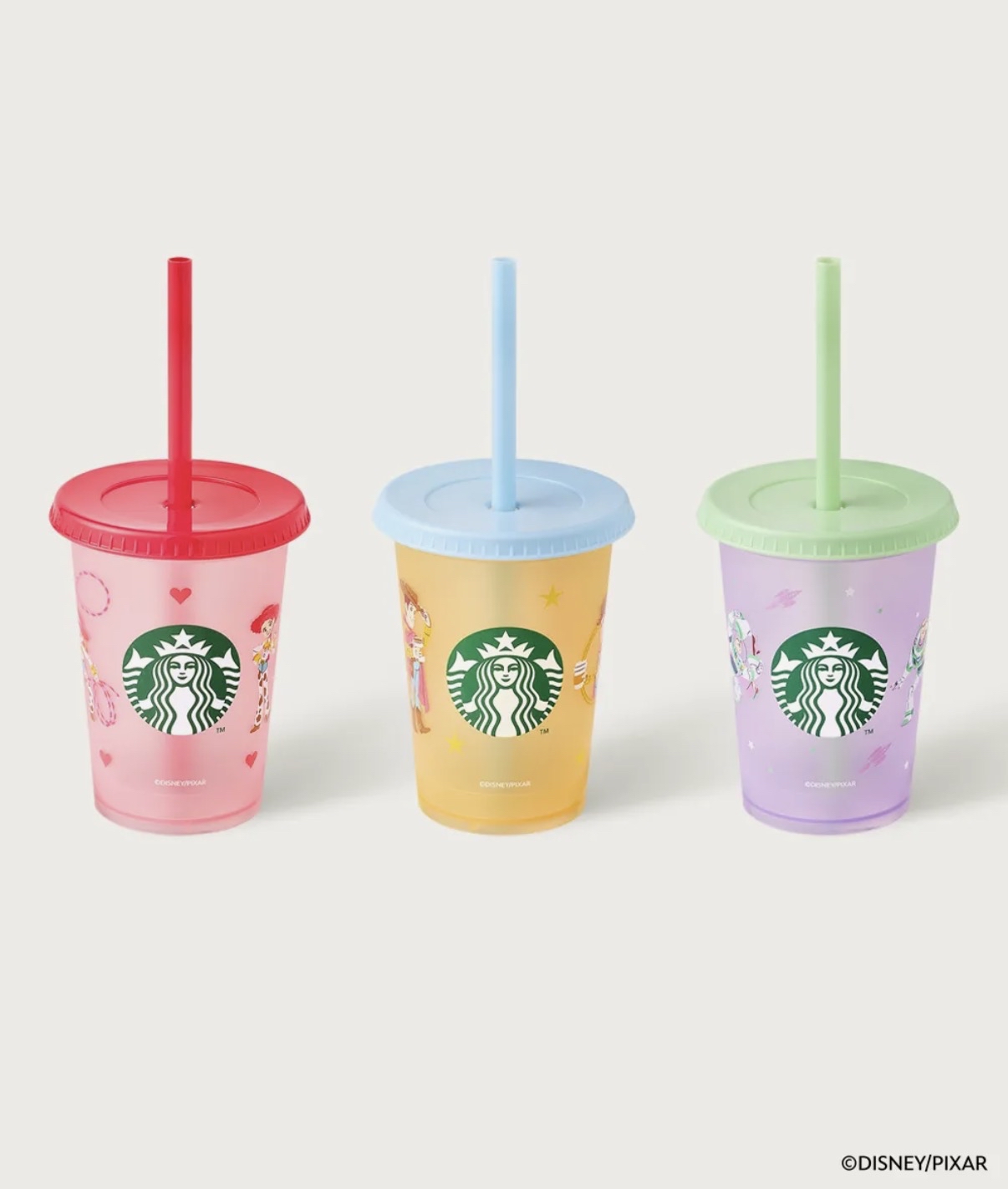TOY STORY X STARBUCKS PL Toy Story Reusable Cup Set 可循環使用吸管杯套装(1SET 3PCS)