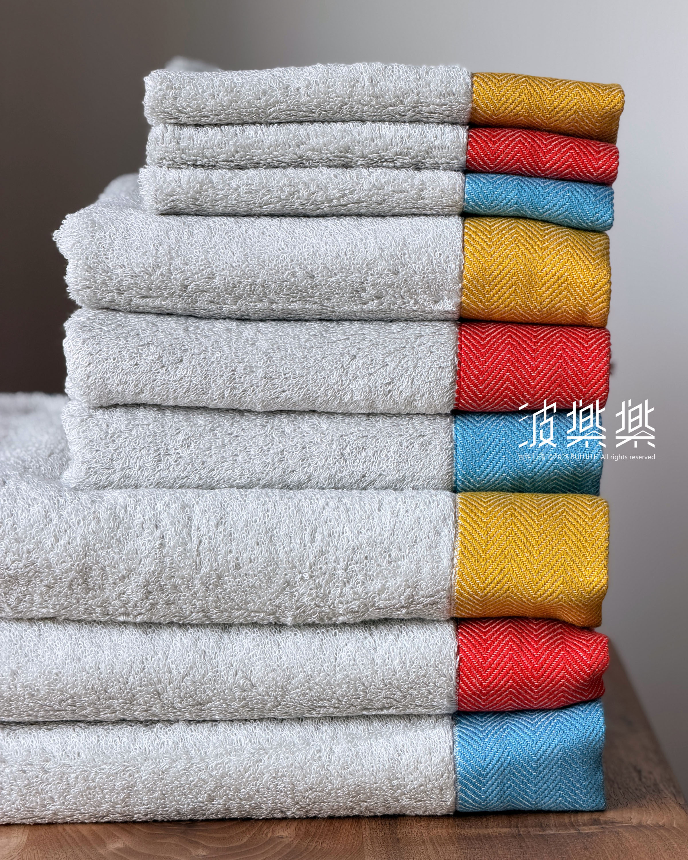 PLAIN FABRIC -Hem Colour- 今治毛巾