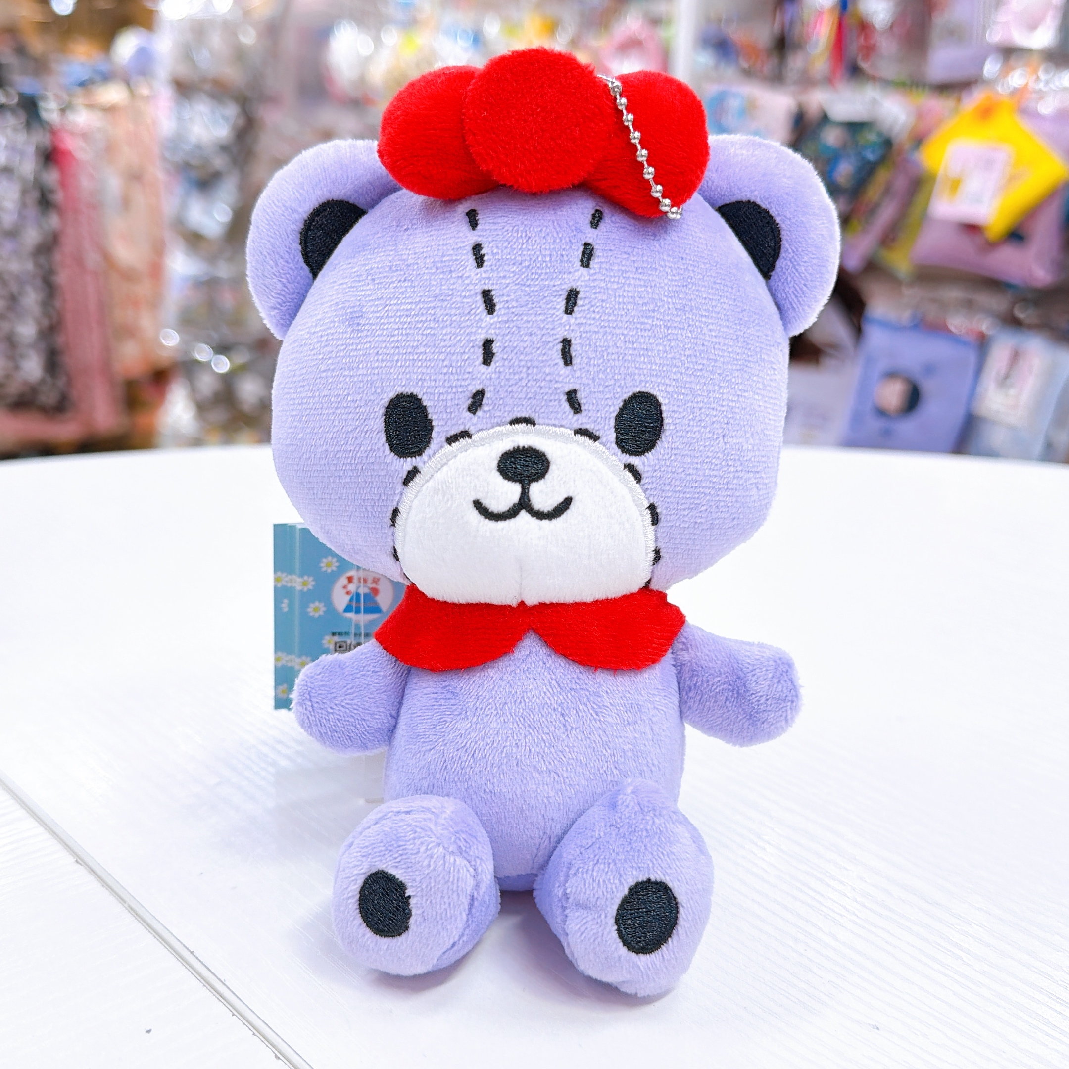 日本直送日本版Sanrio kitty tiny bear 紫色公仔掛飾