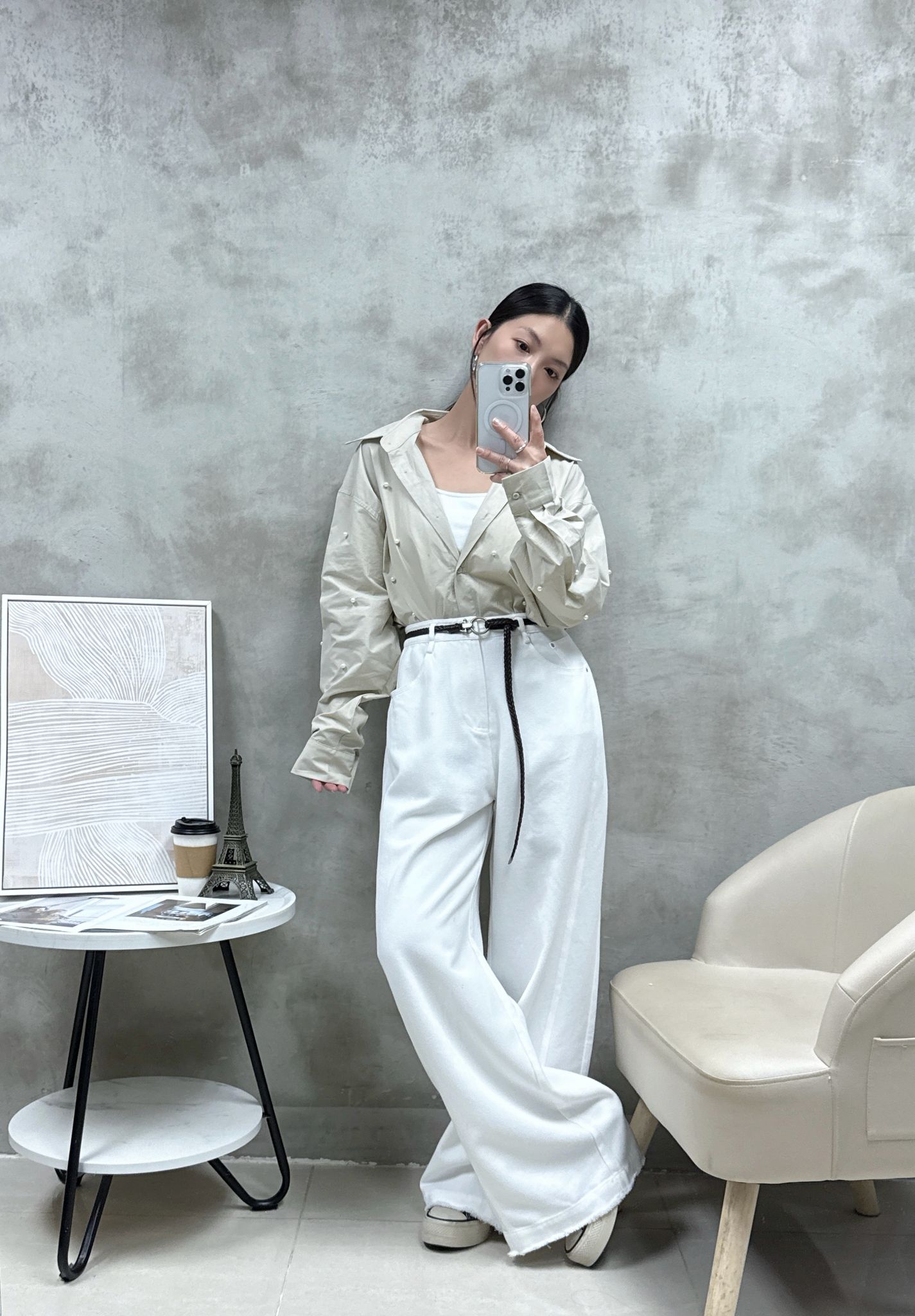 C02 蘇蘇腳連Belt牛仔褲