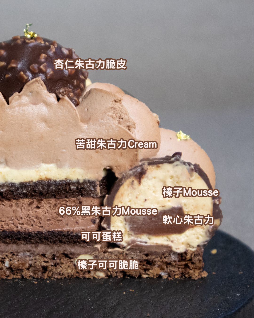 榛子·朱古力蛋糕 Rocher