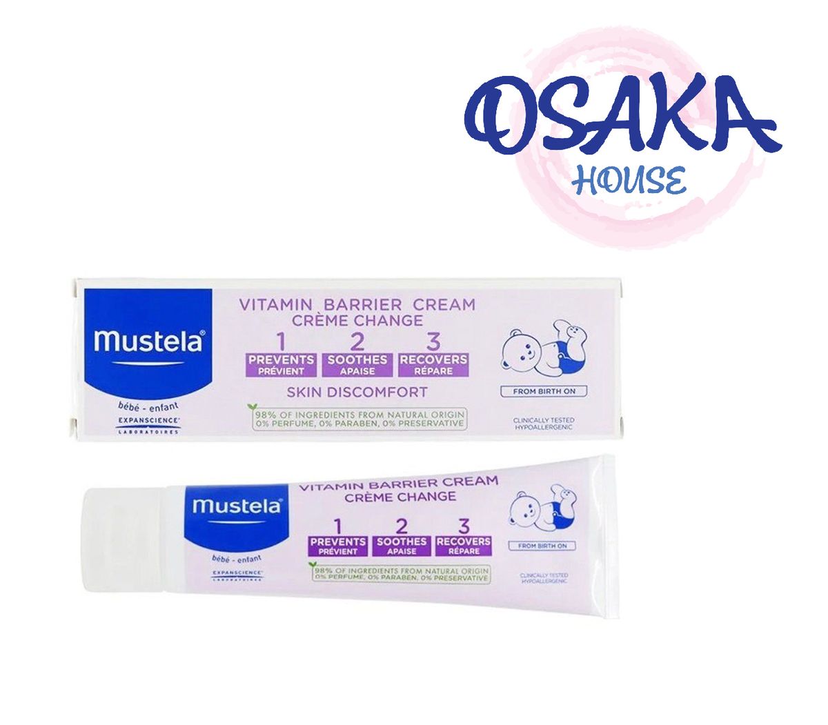 (NS)法國 Mustela 妙思樂維他命123換片護臀膏100ml