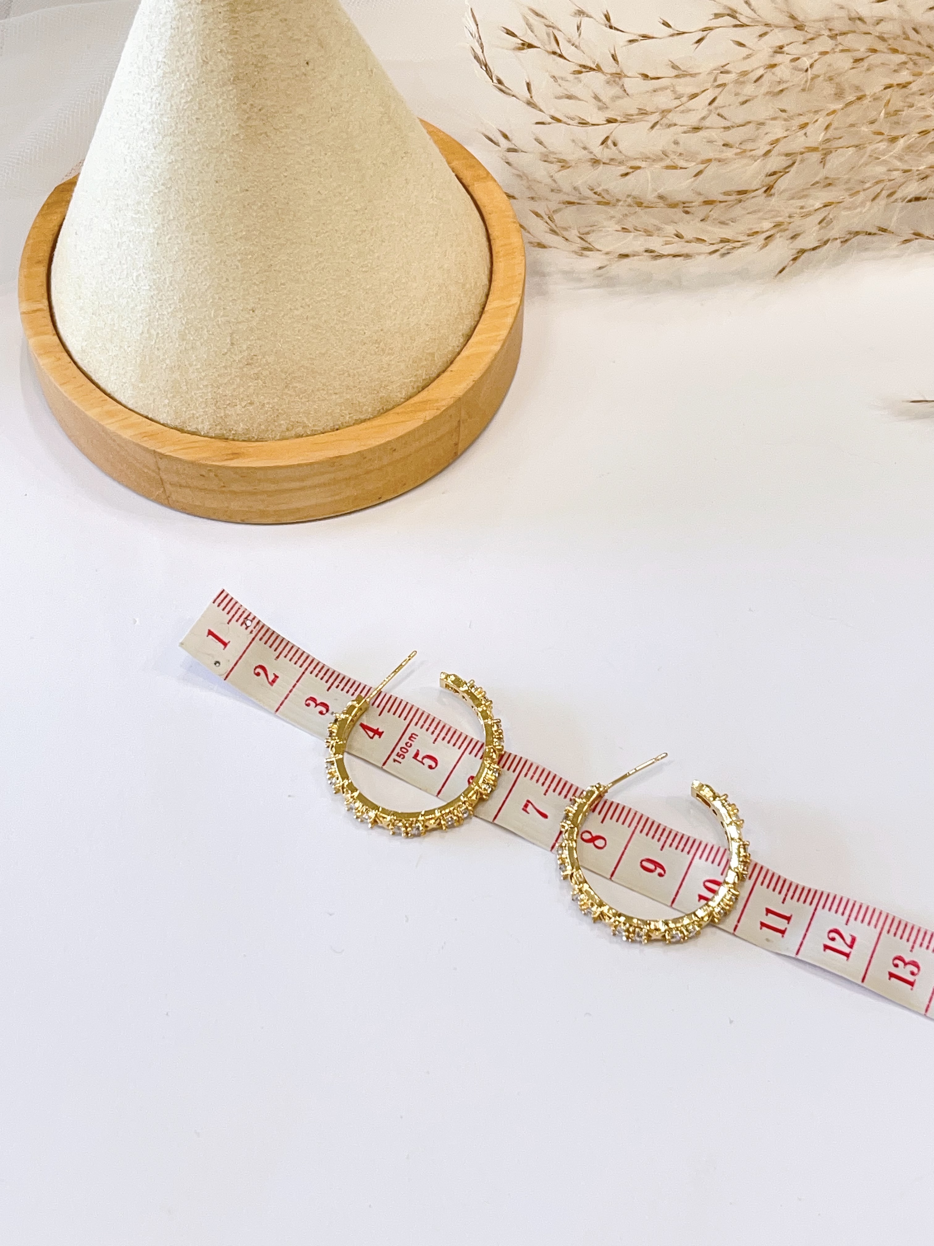 晚宴Dinner必入！钻石设计C字耳环