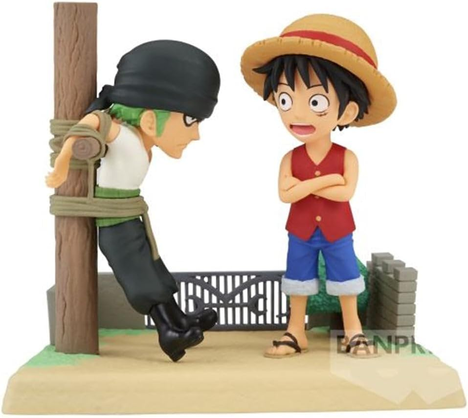 Banpresto, World Collectable Figure (WCF): One Piece, Log Stories, Monkey D. Luffy & Roronoa Zoro