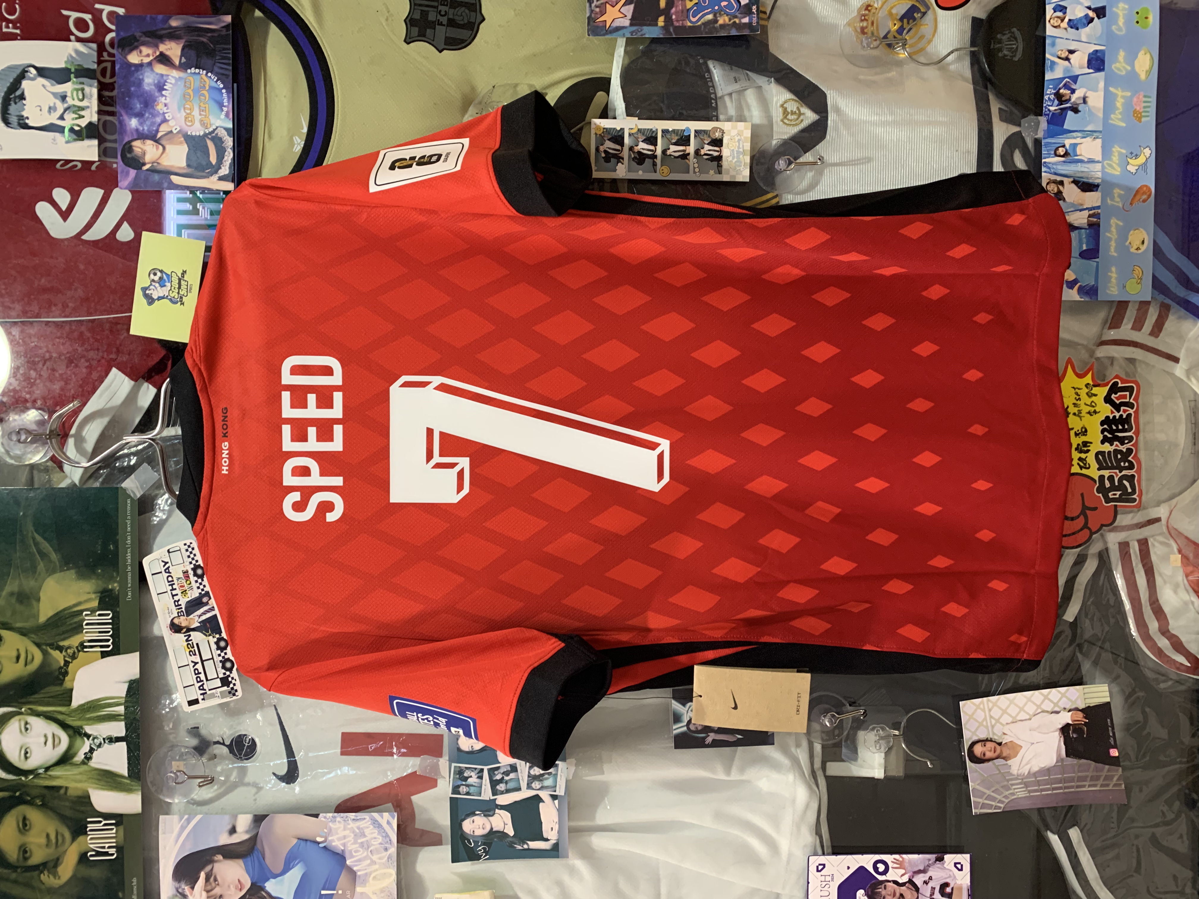 2024-25 香港 主場 球迷版 短袖 連字 Hong Kong Home Shirt with custom name and numbering