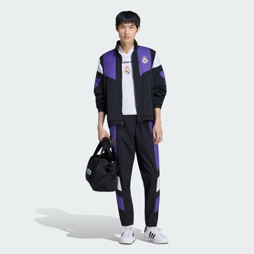 Adidas Real Madrid 皇家馬德里EQT復古運動長褲 KG2976