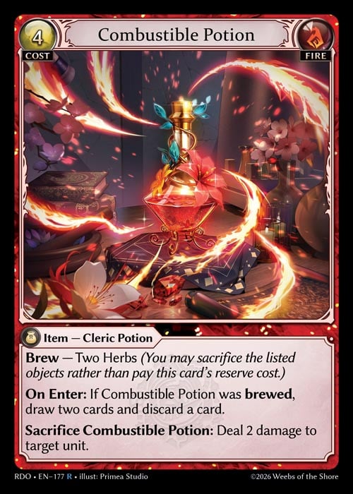 Combustible Potion / RDO-177 (R)