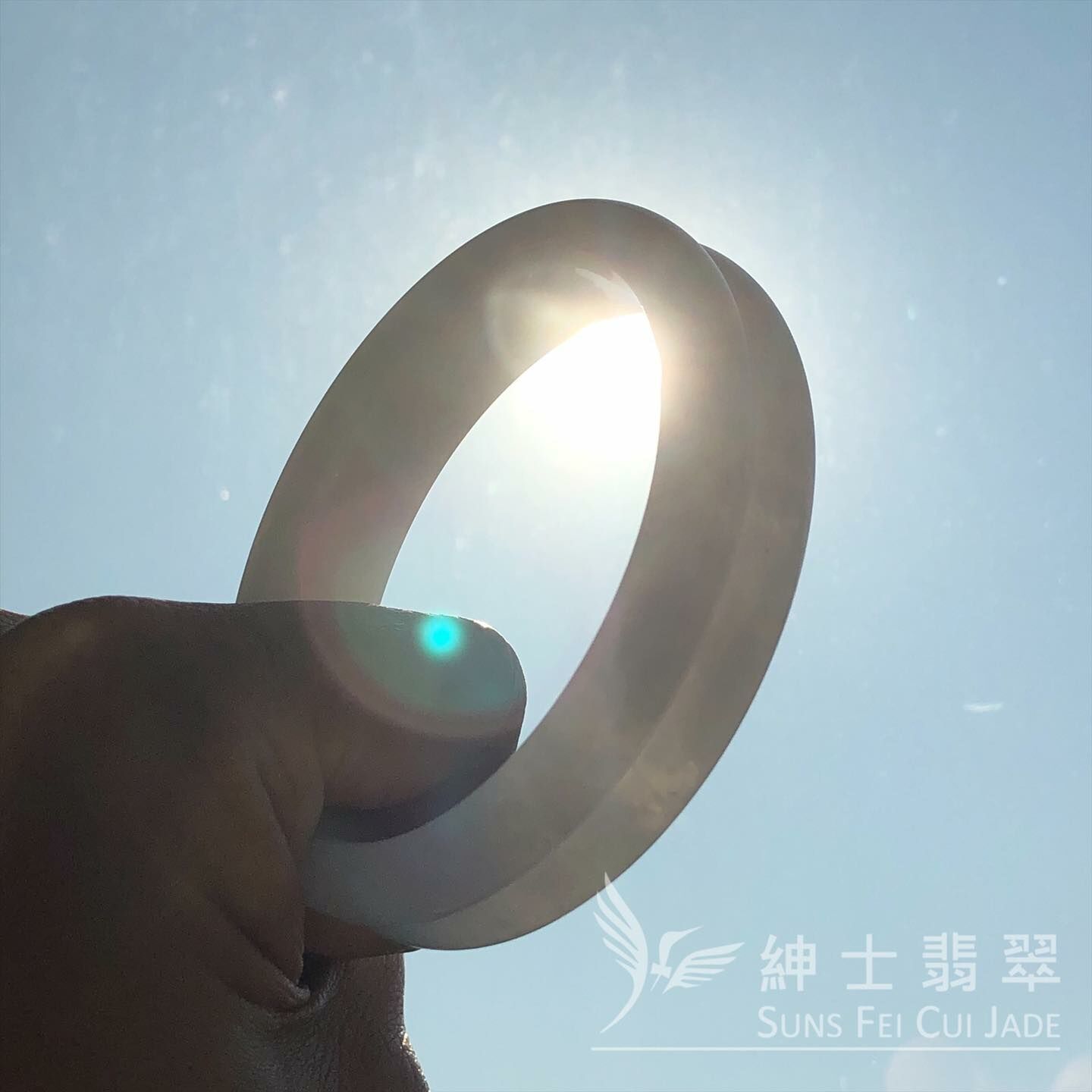 大馬坎翡翠孖鐲57.4mm