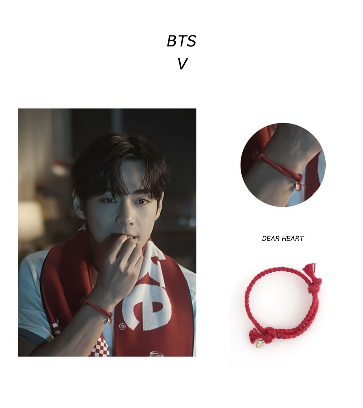BTS-V 同款手繩~ 目前只按訂單生產✨三色可選