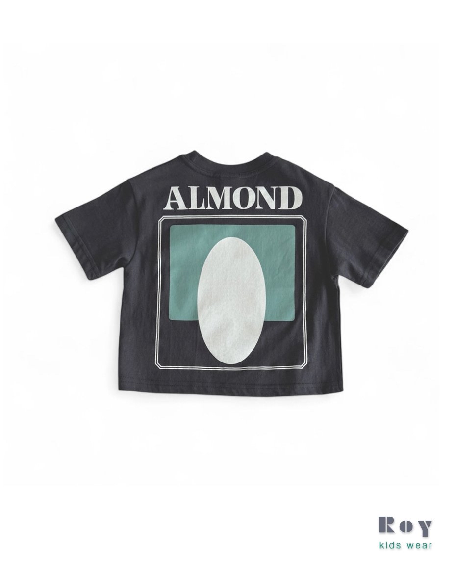 Roy | 親子T (Black/White  L108-116 / Adult)