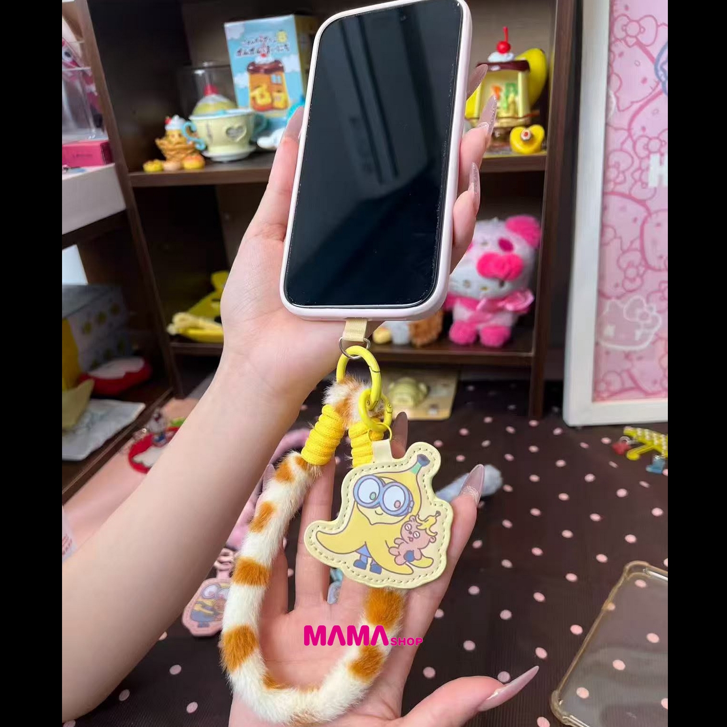 Minions Bob＋Tim 軟萌毛絨手機掛繩