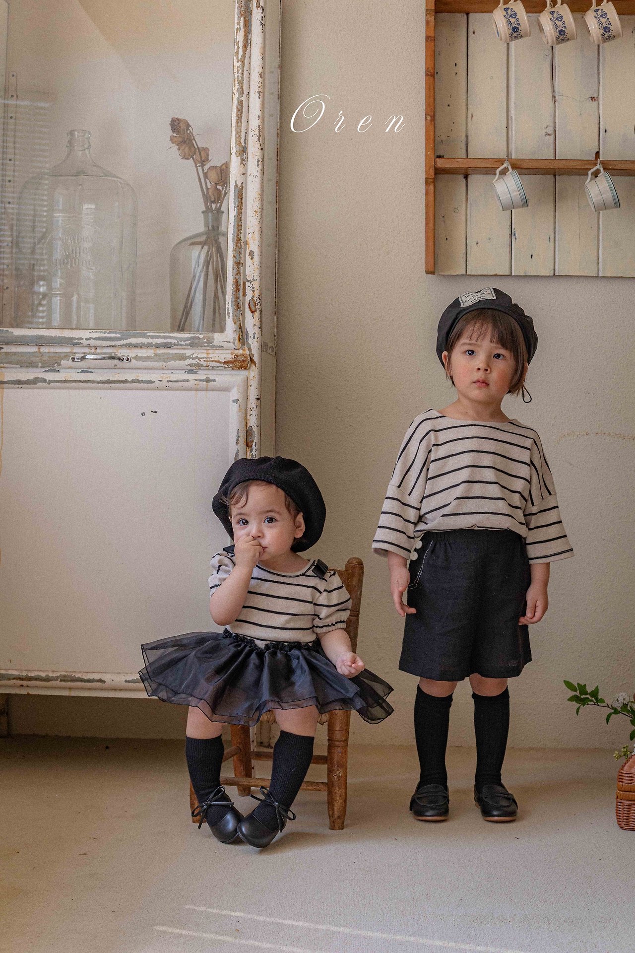 🇰🇷oren包屁裙/set black