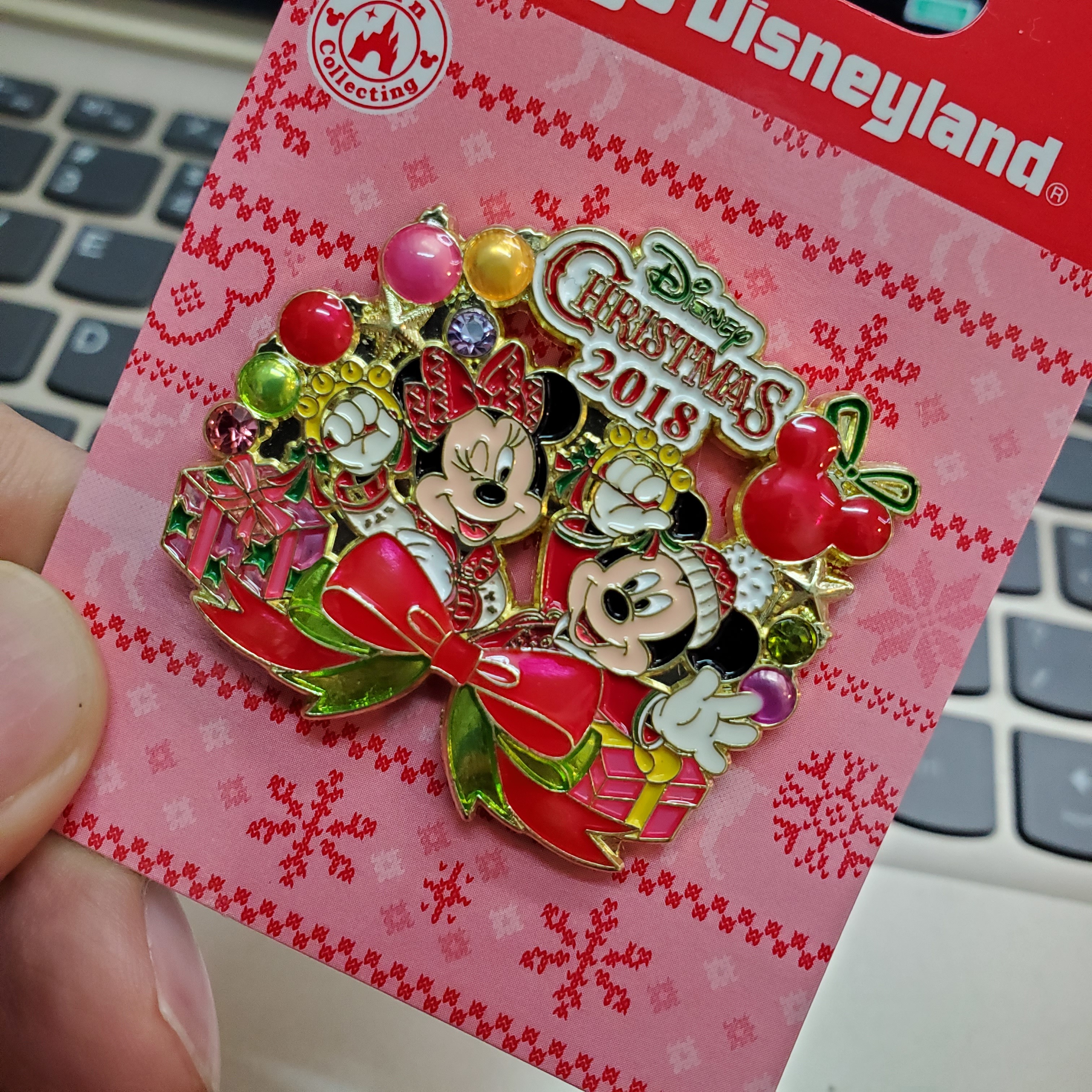 [現貨] [東京迪士尼樂園] 米奇米妮 徽章 {TF210410E}