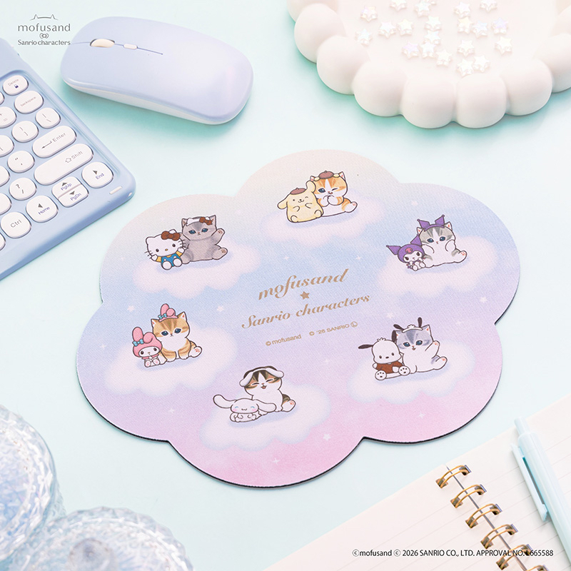🎀【預訂】Sanrio x Mofusand 滑鼠墊