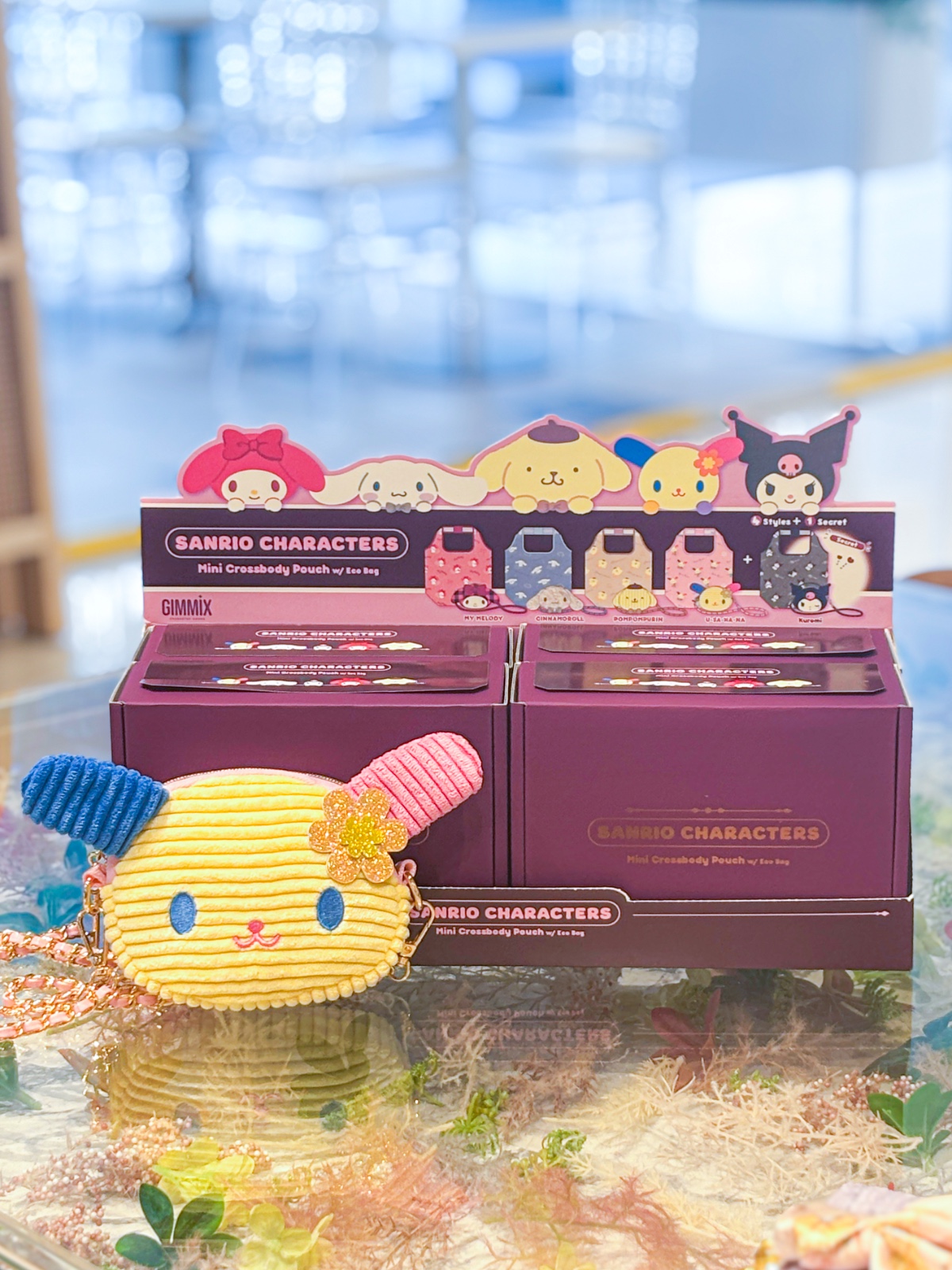 Sanrio Characters Mini Crossbody Pouch With Eco Bag 迷你斜背包 (附環保袋）盲盒 (Full box 原盒 - 4pcs/box)