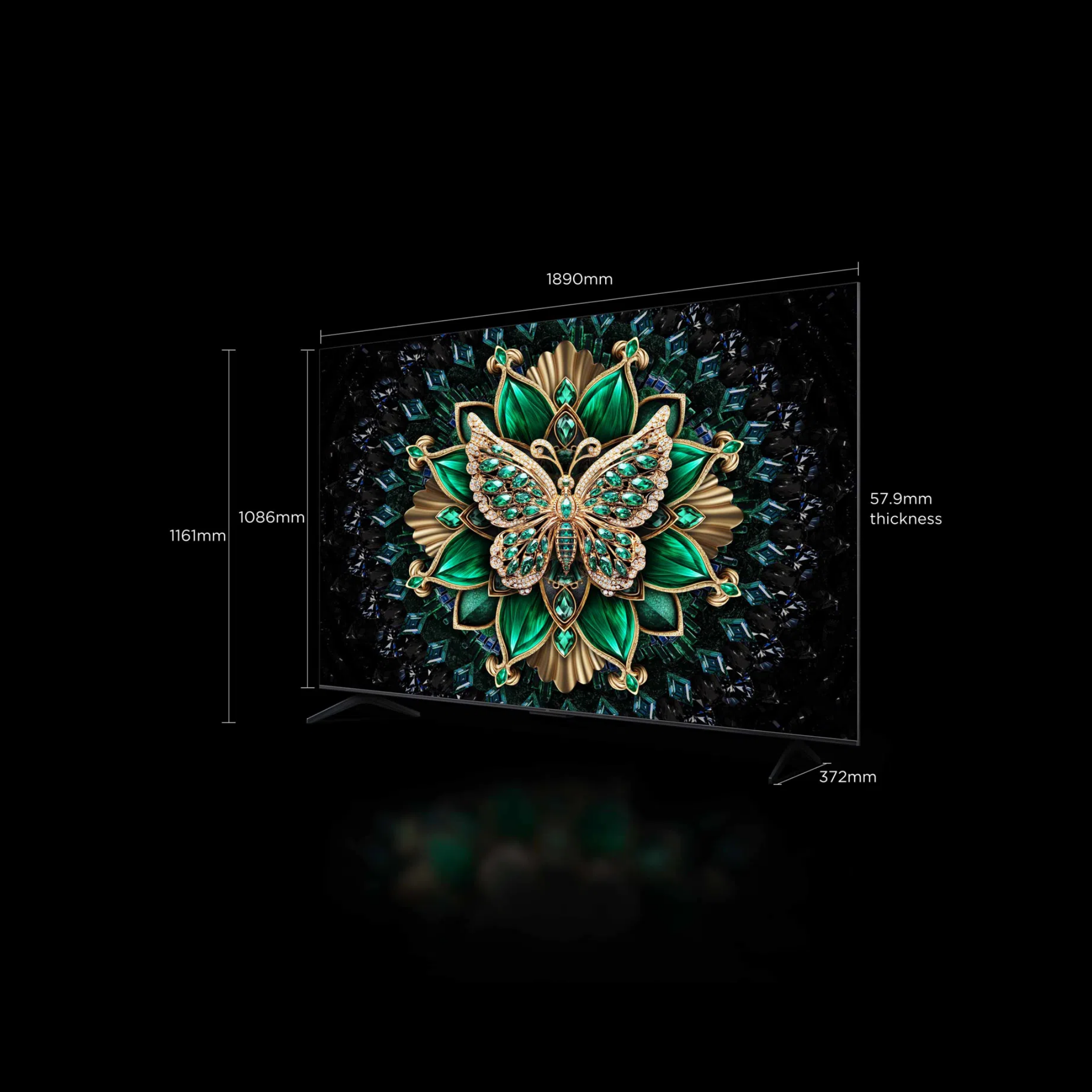 TCL 85" C6K Series QD-Mini LED 4K Google TV (85C6K)