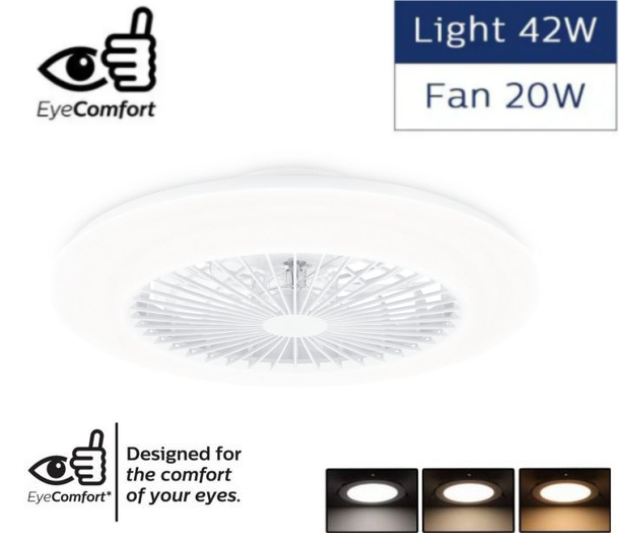 飛利浦Philips  Amigo 吊扇燈 42+20W