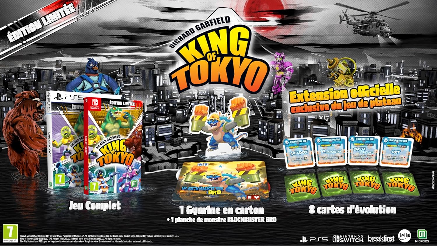 【預售 21/5】NS 東京之王【限定版】King of Tokyo【Limited Edition】英文  (英文封面) PO0592