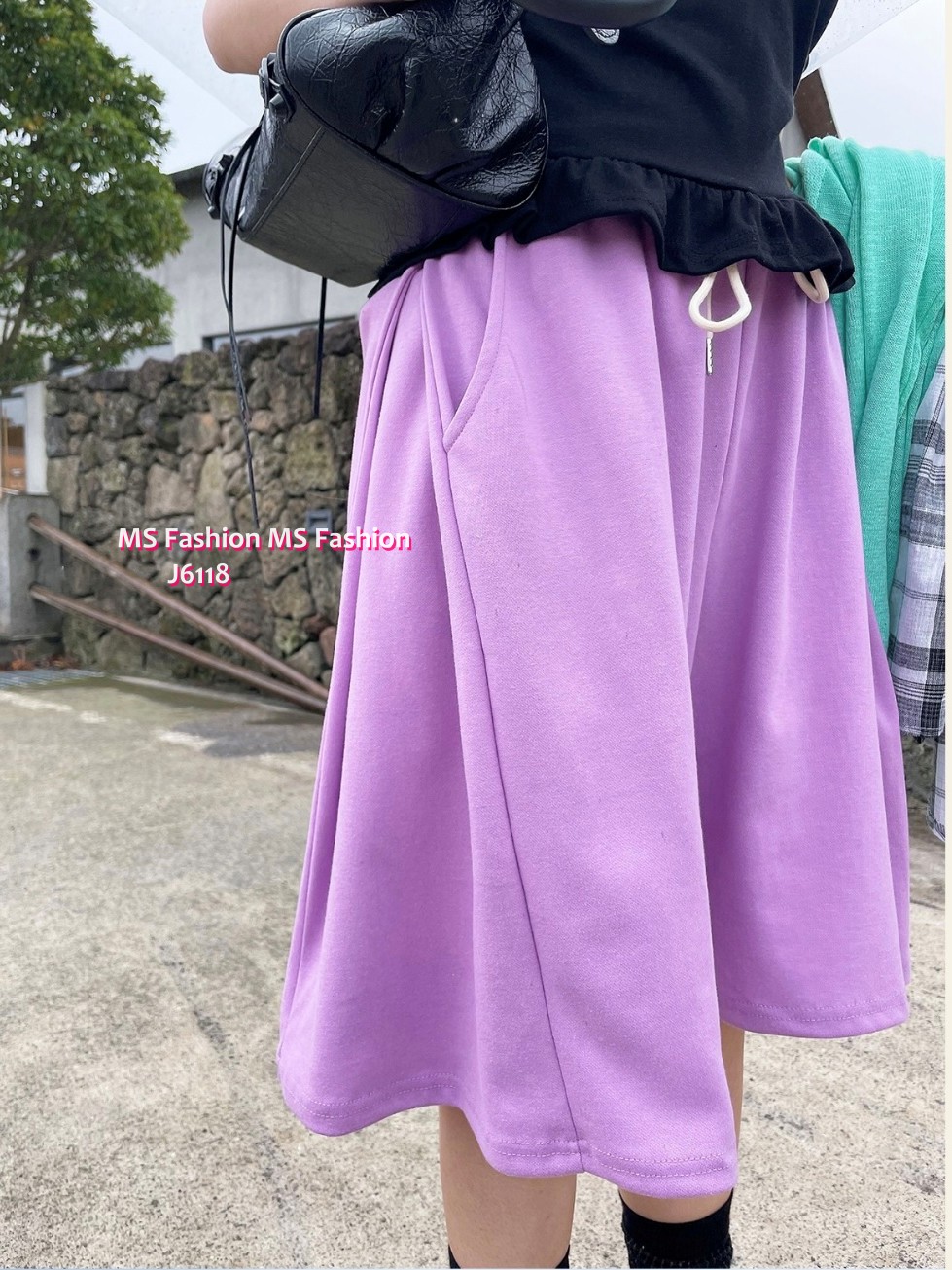 J6118 靚色休閒短褲