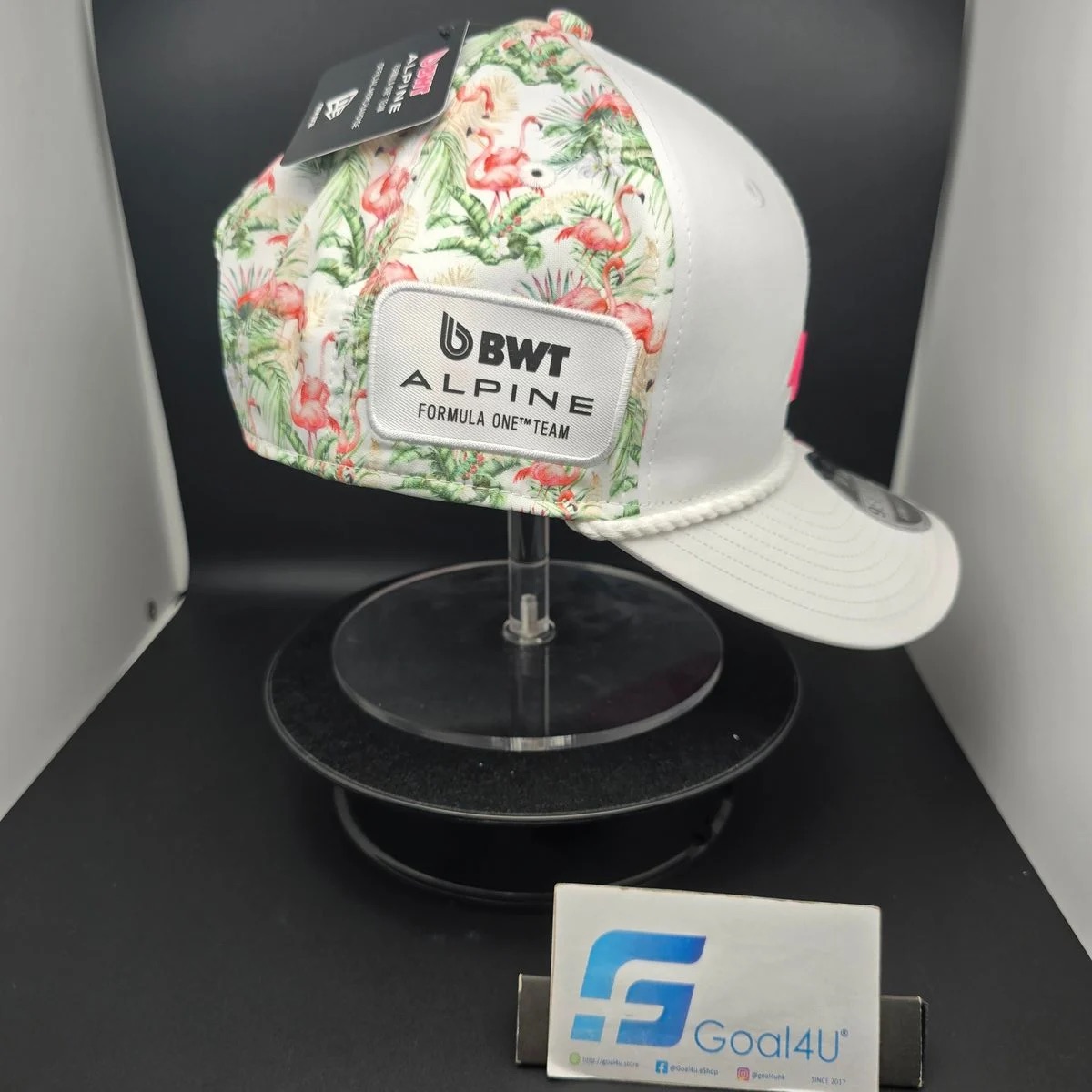 New Era Alpine F1 車隊 9FORTY 棒球帽 (粉色帽簷)