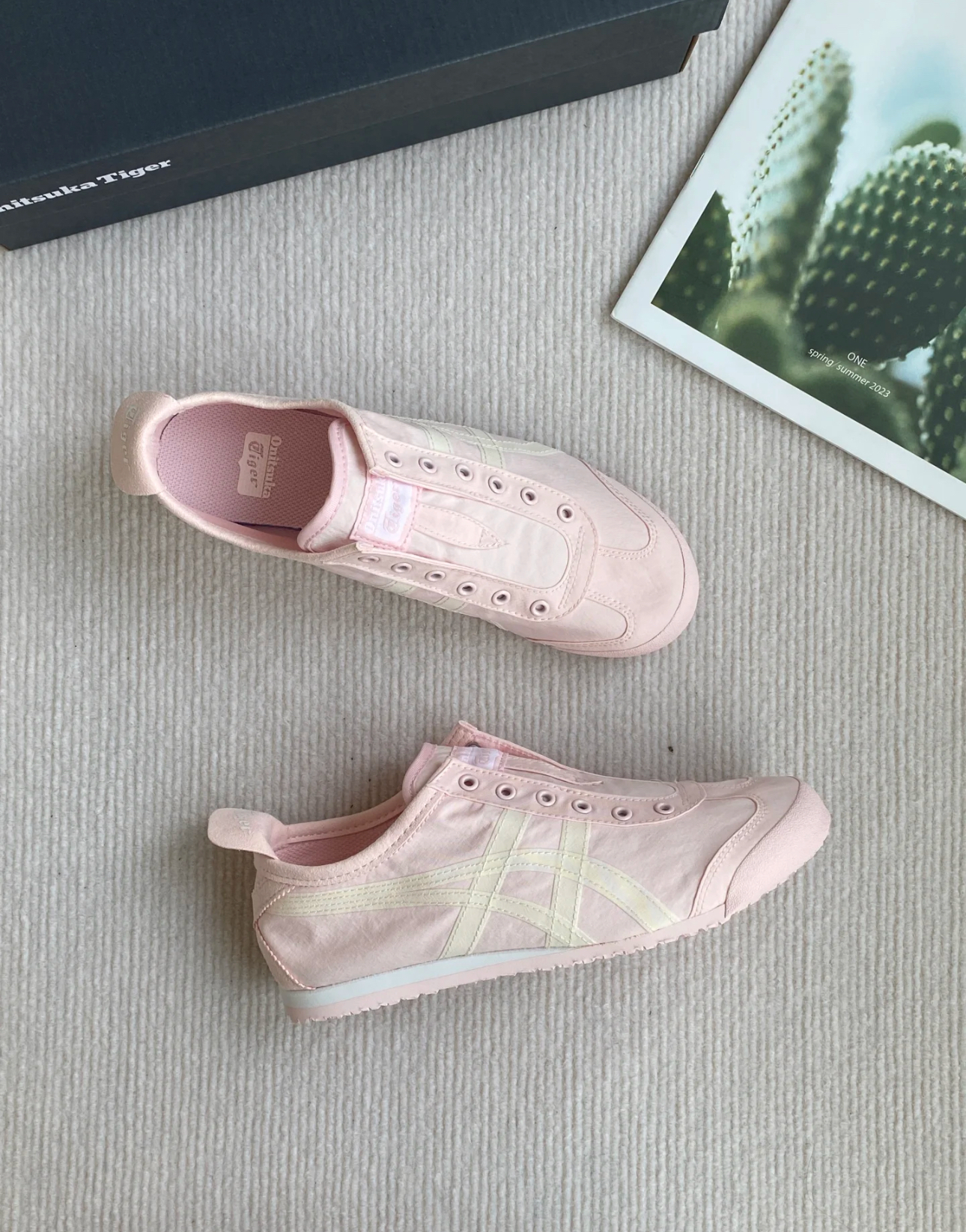 🇯🇵Onitsuka Tiger 鬼冢虎  “Mexico 66 Slip-On 马卡龙色系” 