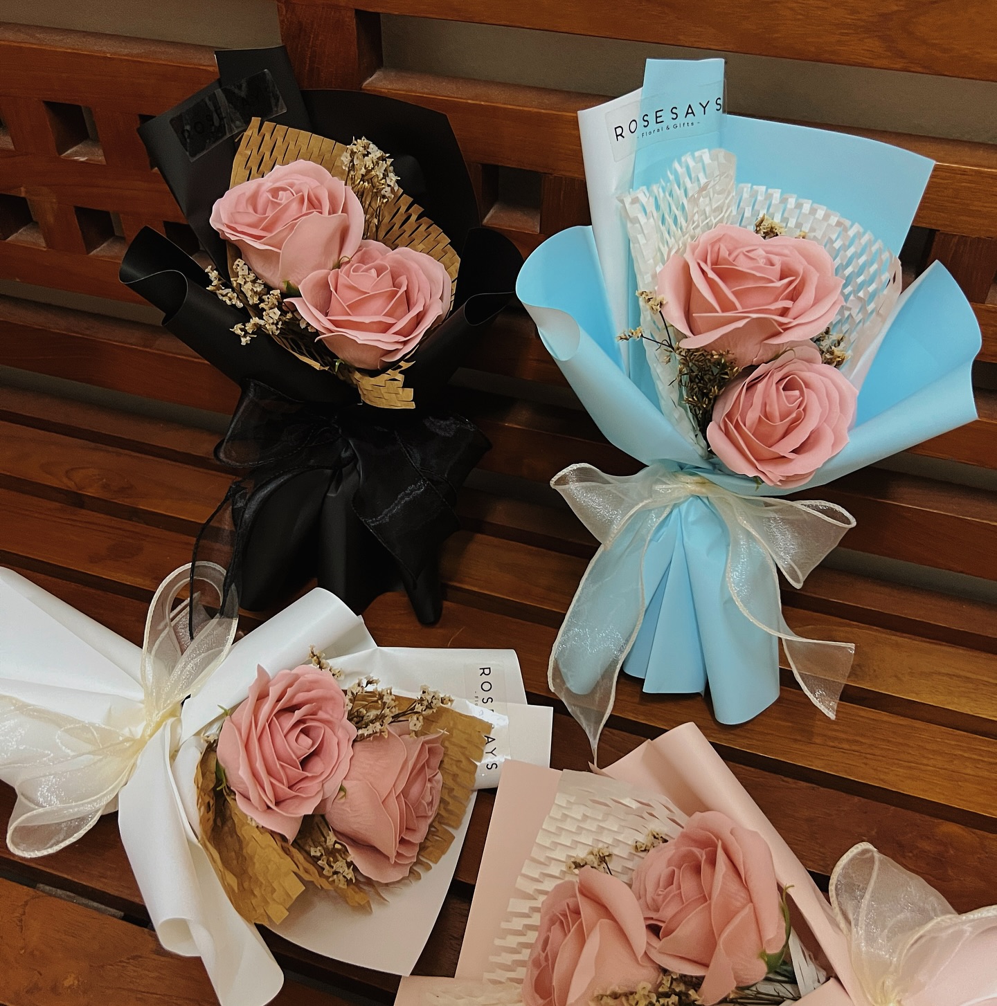 Cappuccino Soap Flower