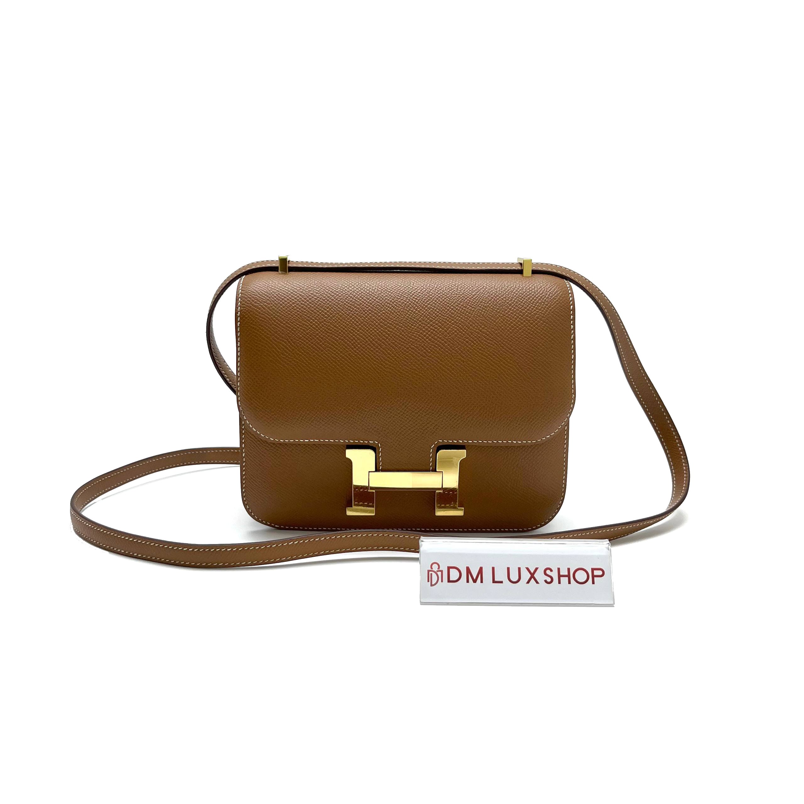 Hermes Mini Constance Gold GHW (Stamp Z)