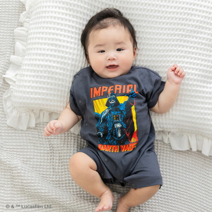 🇯🇵預訂 日本直送🇯🇵兩色Star Wars星球大戰黑武士印花短袖連身服